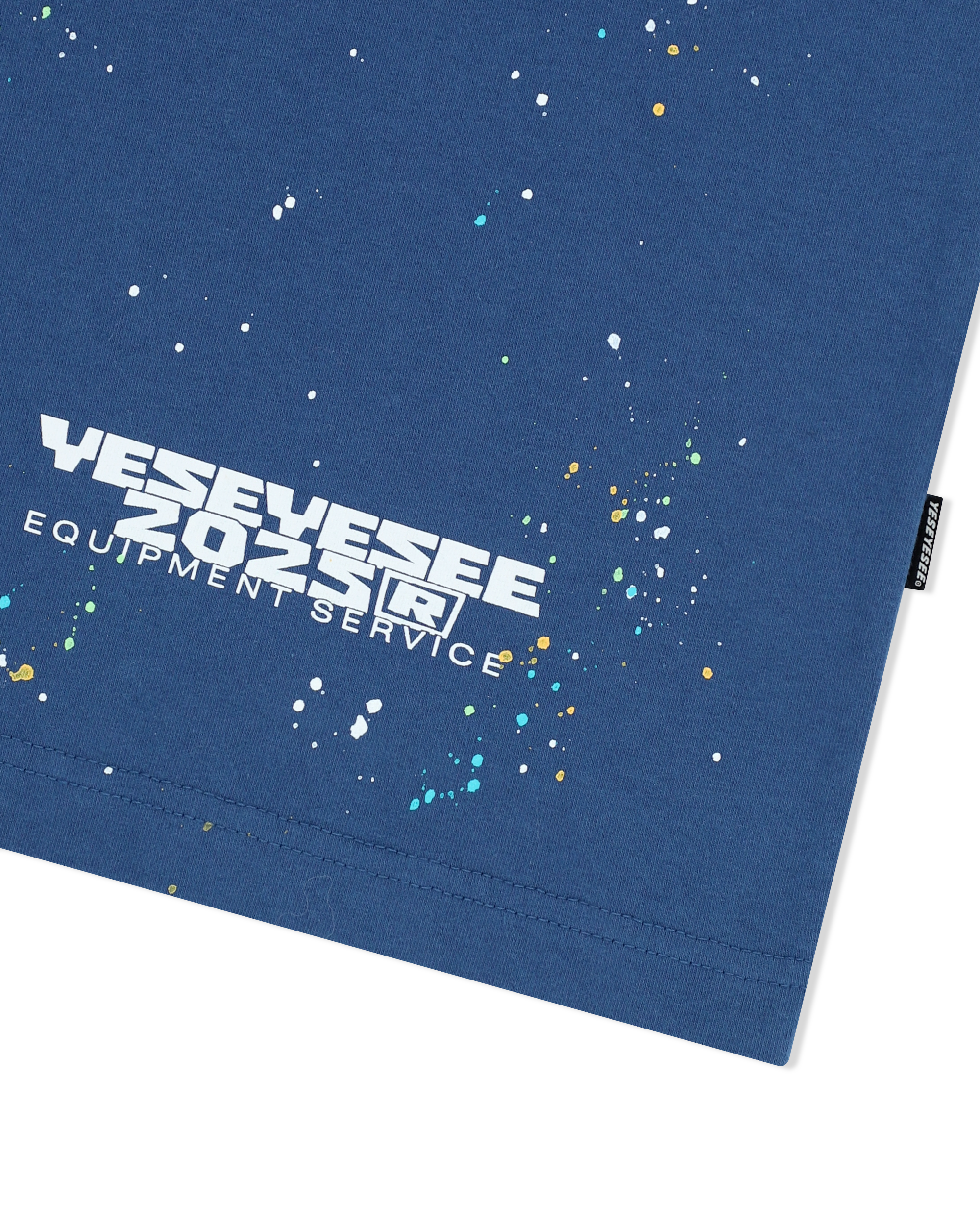 yeseyesee - Y.E.S Multi Painted Tee (Cobalt Blue) product image 4 | TRAB K-Fashion Australia