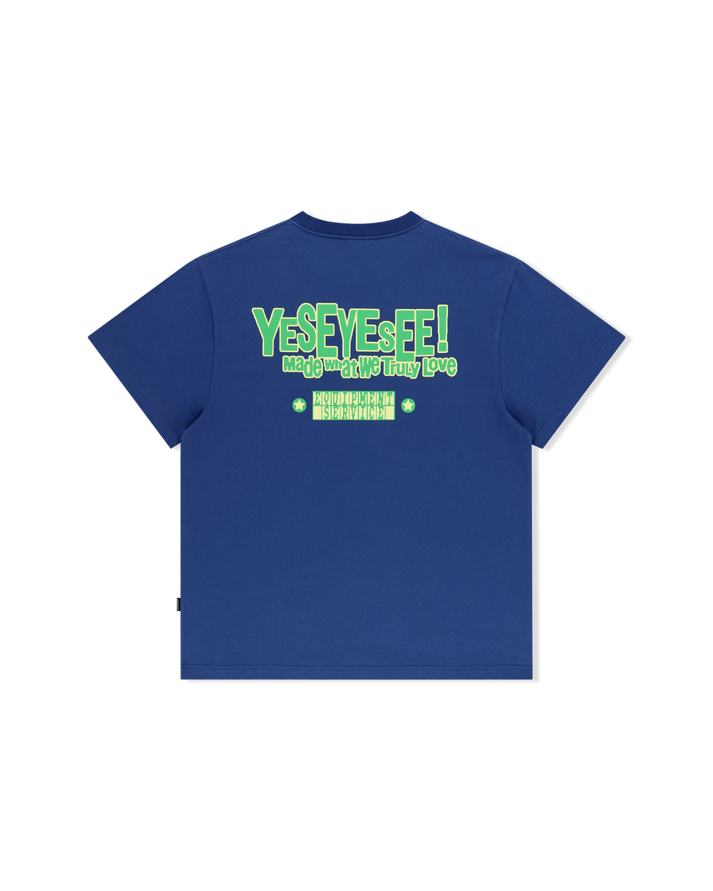 yeseyesee - Y.E.S Palm Tree Tee (Cobalt Blue) product image 2 | TRAB K-Fashion Australia