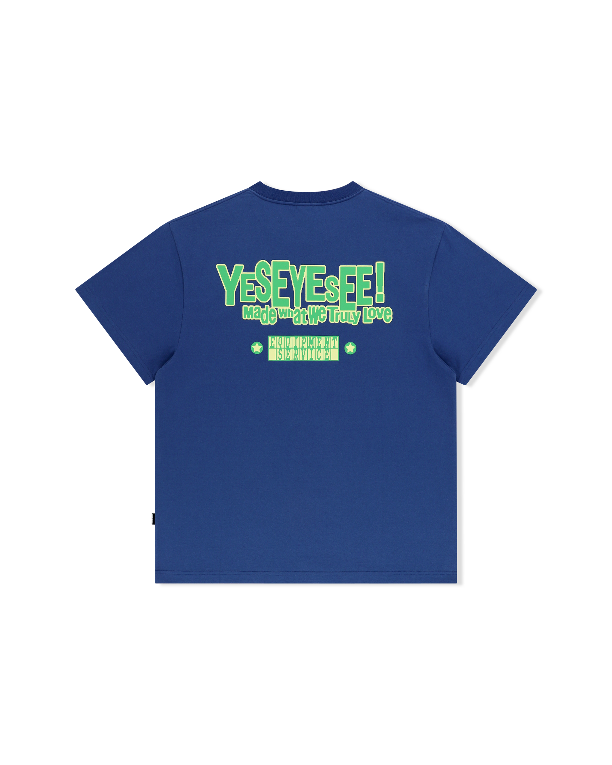 yeseyesee - Y.E.S Palm Tree Tee (Cobalt Blue) product image 2 | TRAB K-Fashion Australia