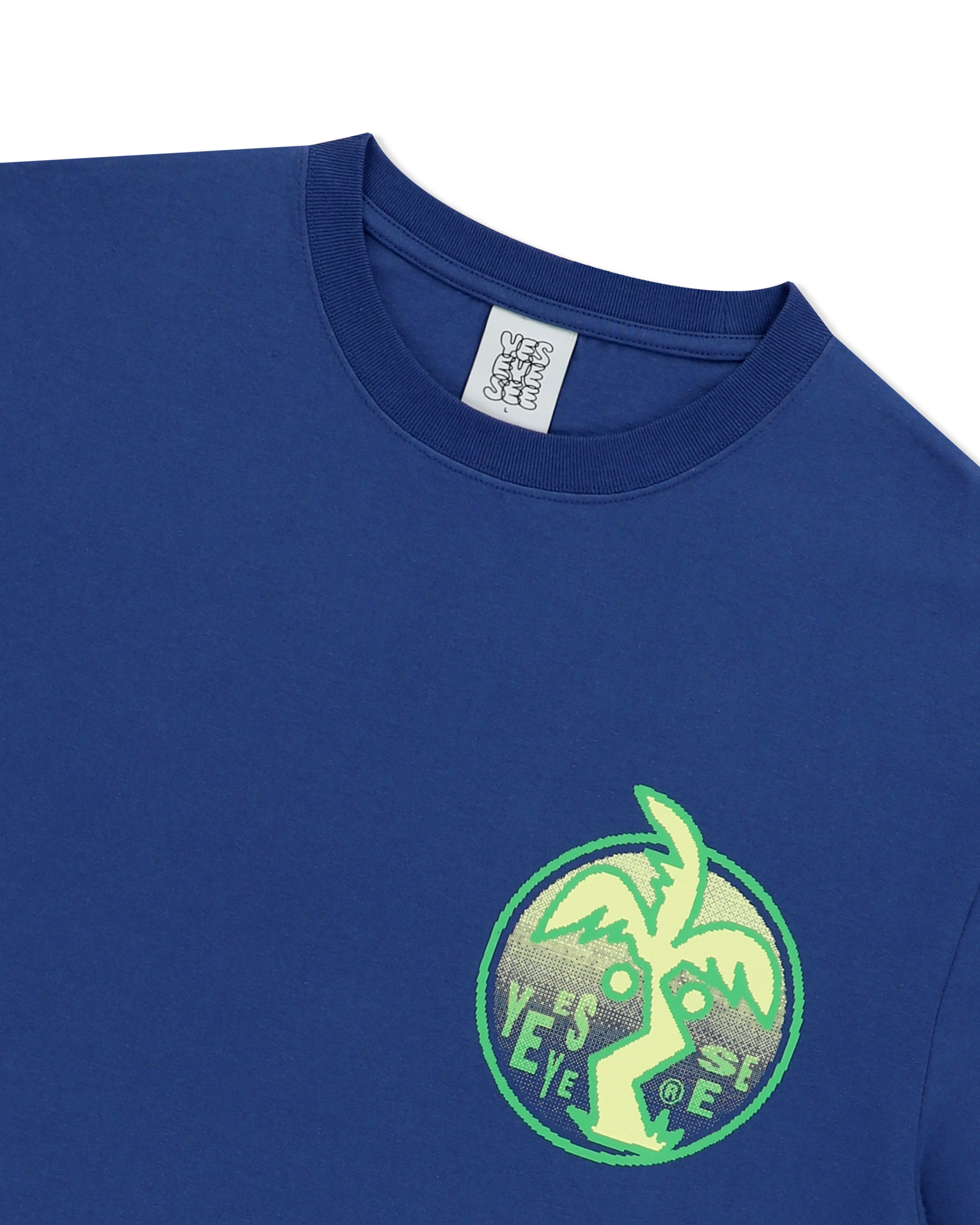 yeseyesee - Y.E.S Palm Tree Tee (Cobalt Blue) product image 3 | TRAB K-Fashion Australia
