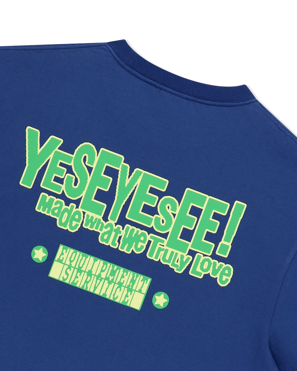 yeseyesee - Y.E.S Palm Tree Tee (Cobalt Blue) product image 5 | TRAB K-Fashion Australia