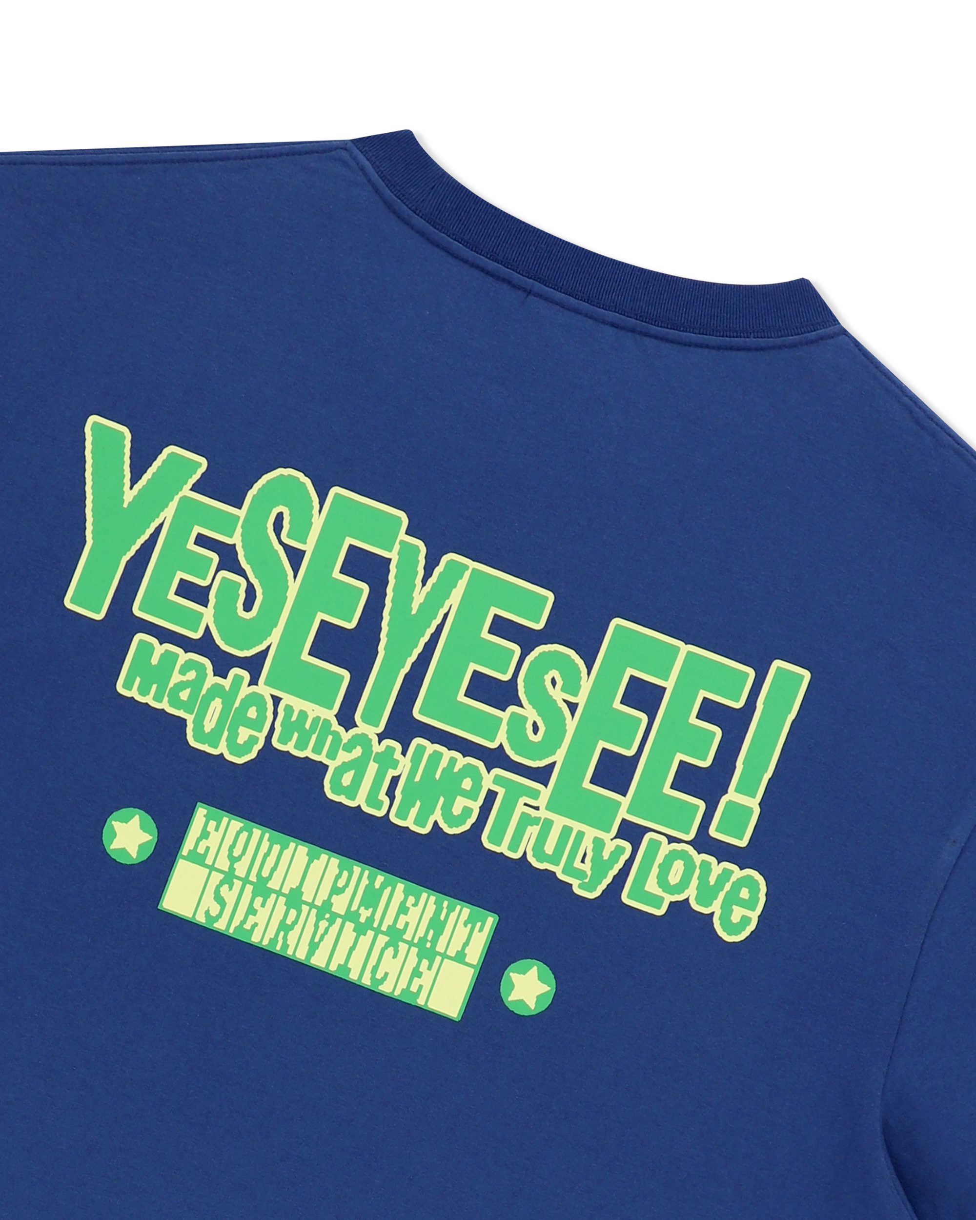 yeseyesee - Y.E.S Palm Tree Tee (Cobalt Blue) product image 5 | TRAB K-Fashion Australia