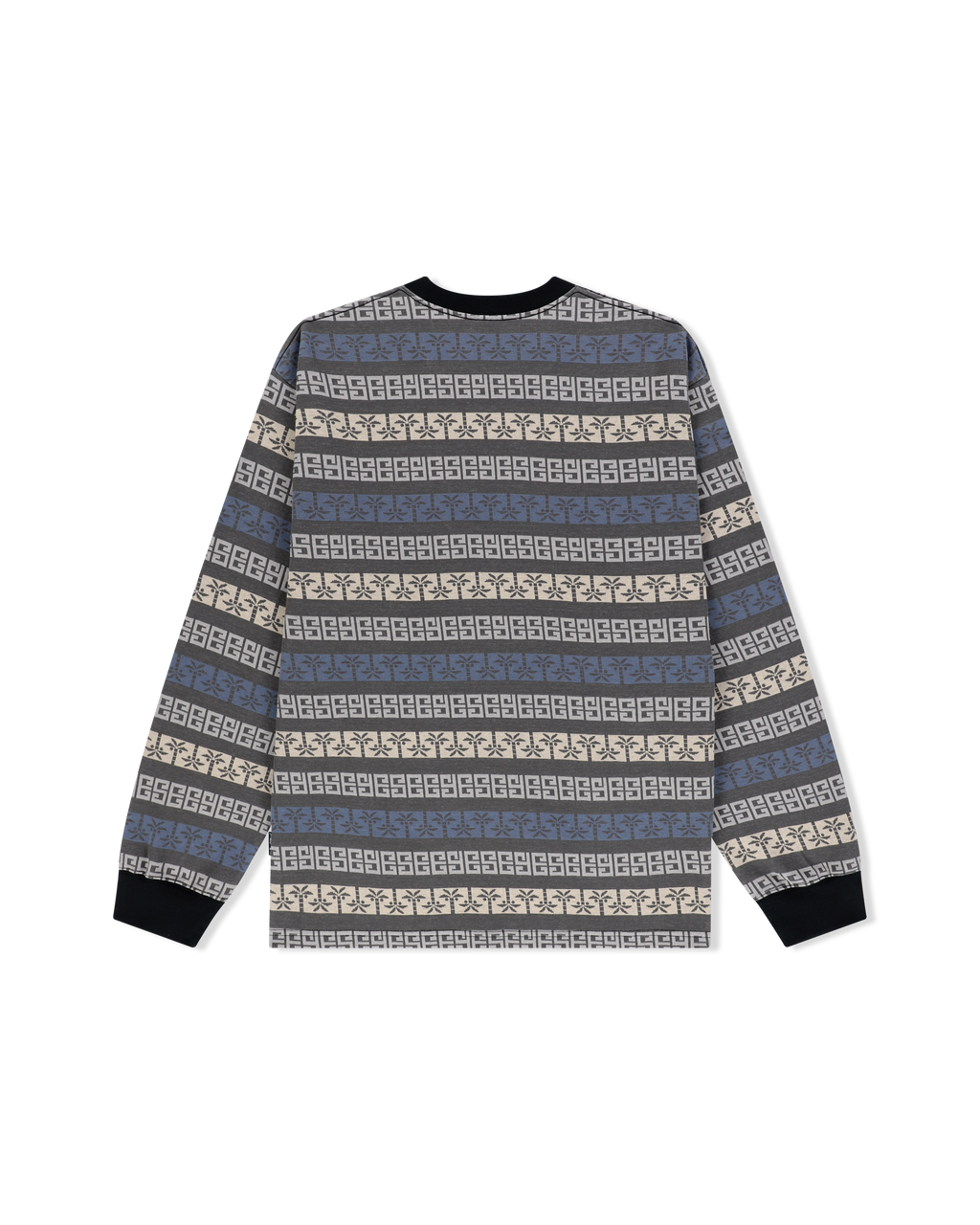 yeseyesee - Y.E.S Palm Jacquard L/S (Charcoal) product image 2 | TRAB K-Fashion Australia