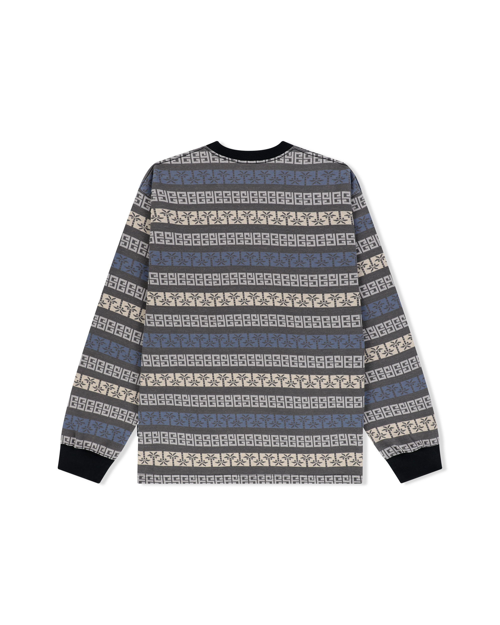 yeseyesee - Y.E.S Palm Jacquard L/S (Charcoal) product image 2 | TRAB K-Fashion Australia