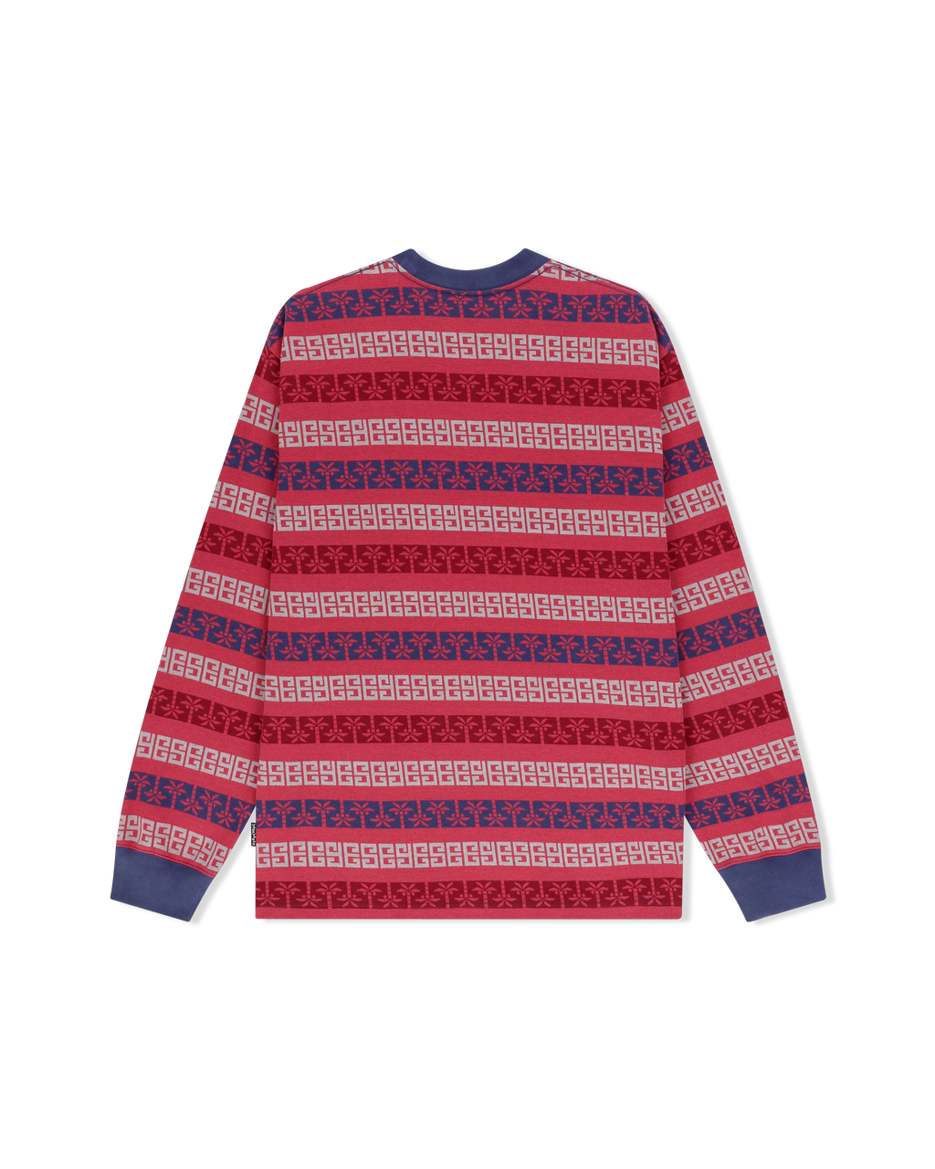yeseyesee - Y.E.S Palm Jacquard L/S (Red) product image 2 | TRAB K-Fashion Australia