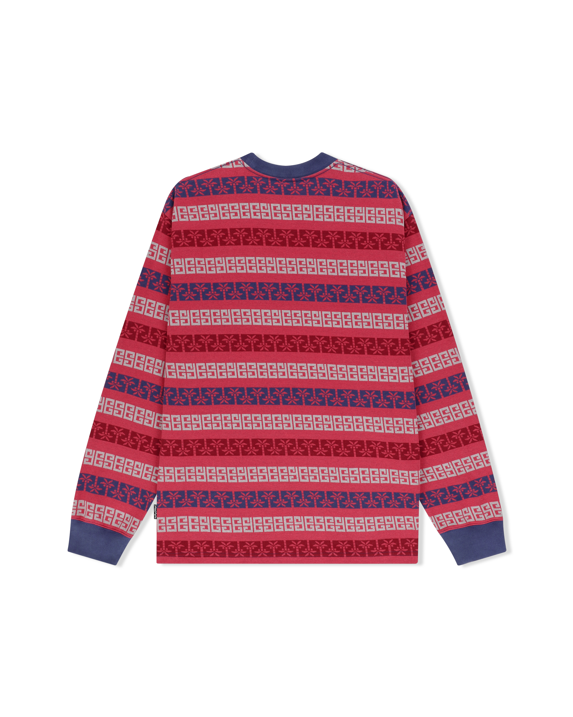 yeseyesee - Y.E.S Palm Jacquard L/S (Red) product image 2 | TRAB K-Fashion Australia
