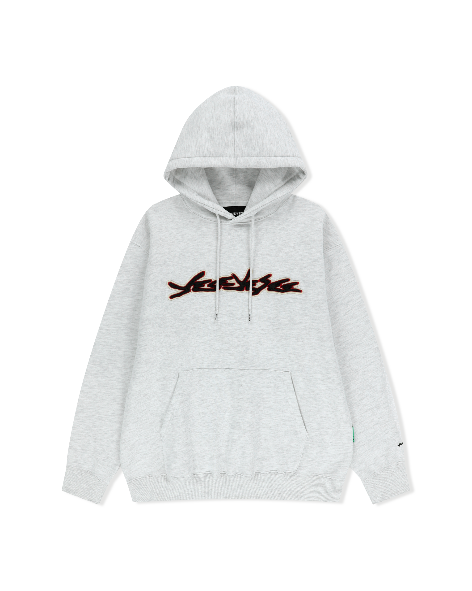 yeseyesee - Y.E.S Sign Logo Hoodie (Light Grey) product image 1 | TRAB K-Fashion Australia