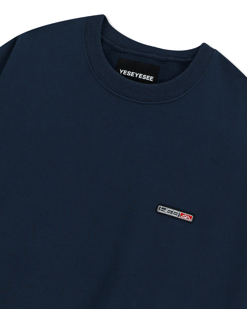 yeseyesee - Y.E.S Waffle Sweatshirt (Navy) product image 6 | TRAB K-Fashion Australia
