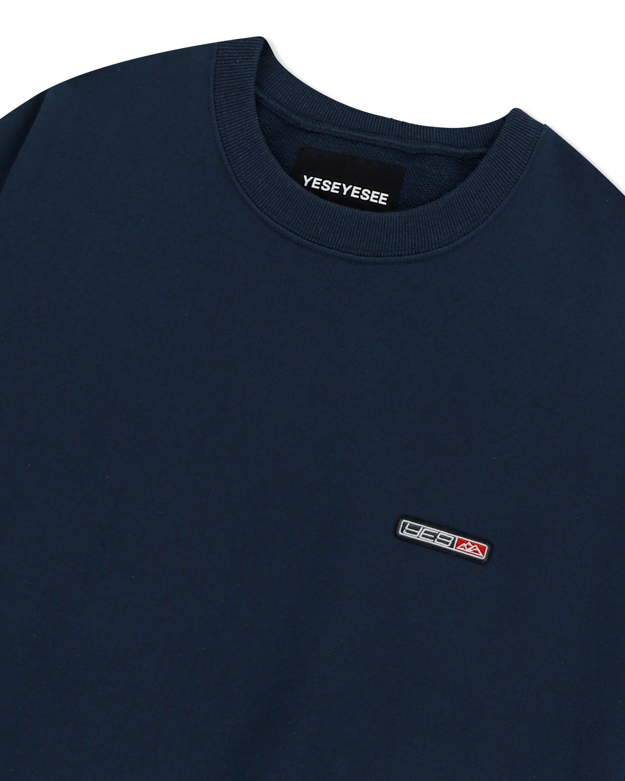 yeseyesee - Y.E.S Waffle Sweatshirt (Navy) product image 6 | TRAB K-Fashion Australia