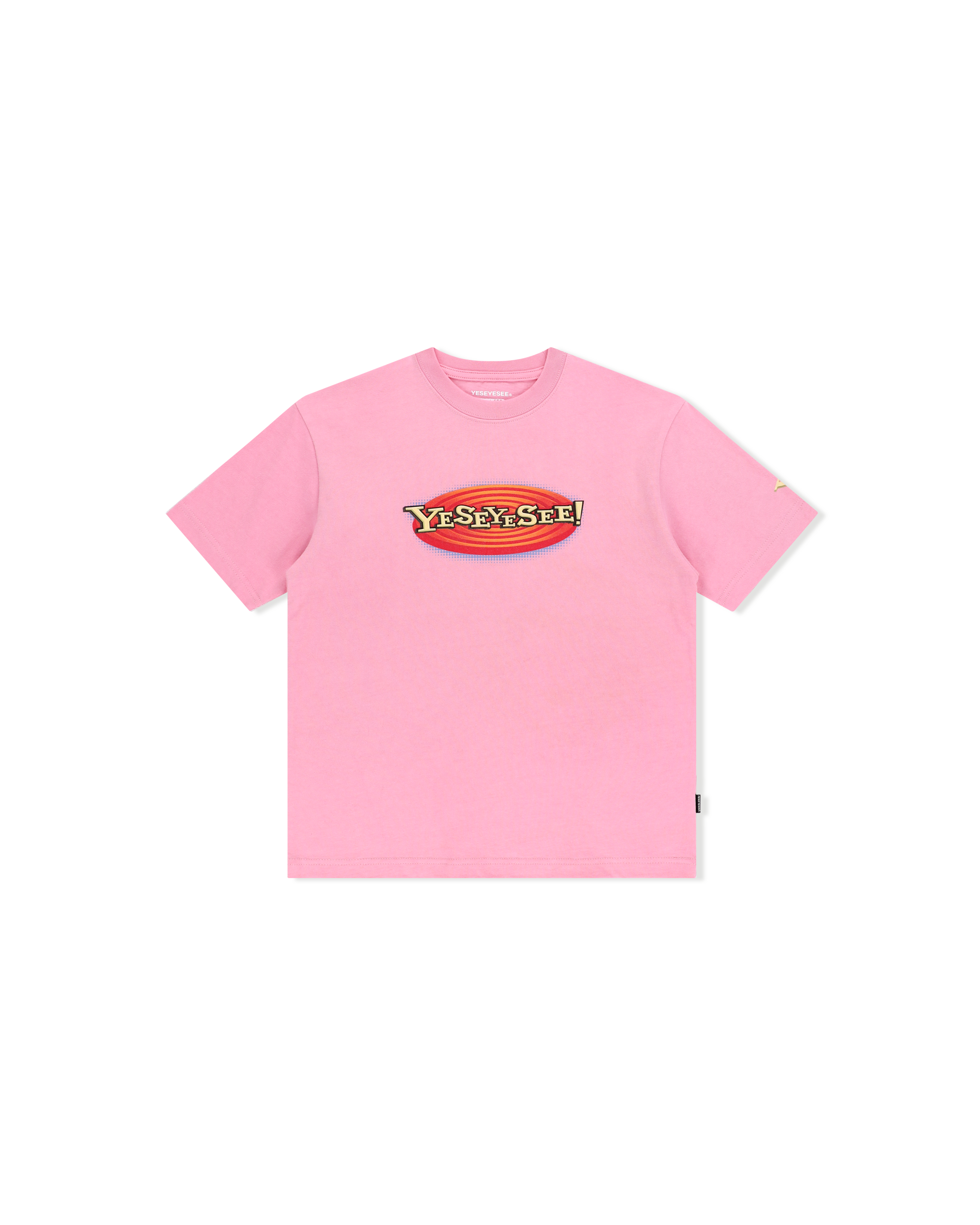 yeseyesee - Y.E.S Web Logo Kids Tee (Pink) product image 1 | TRAB K-Fashion Australia