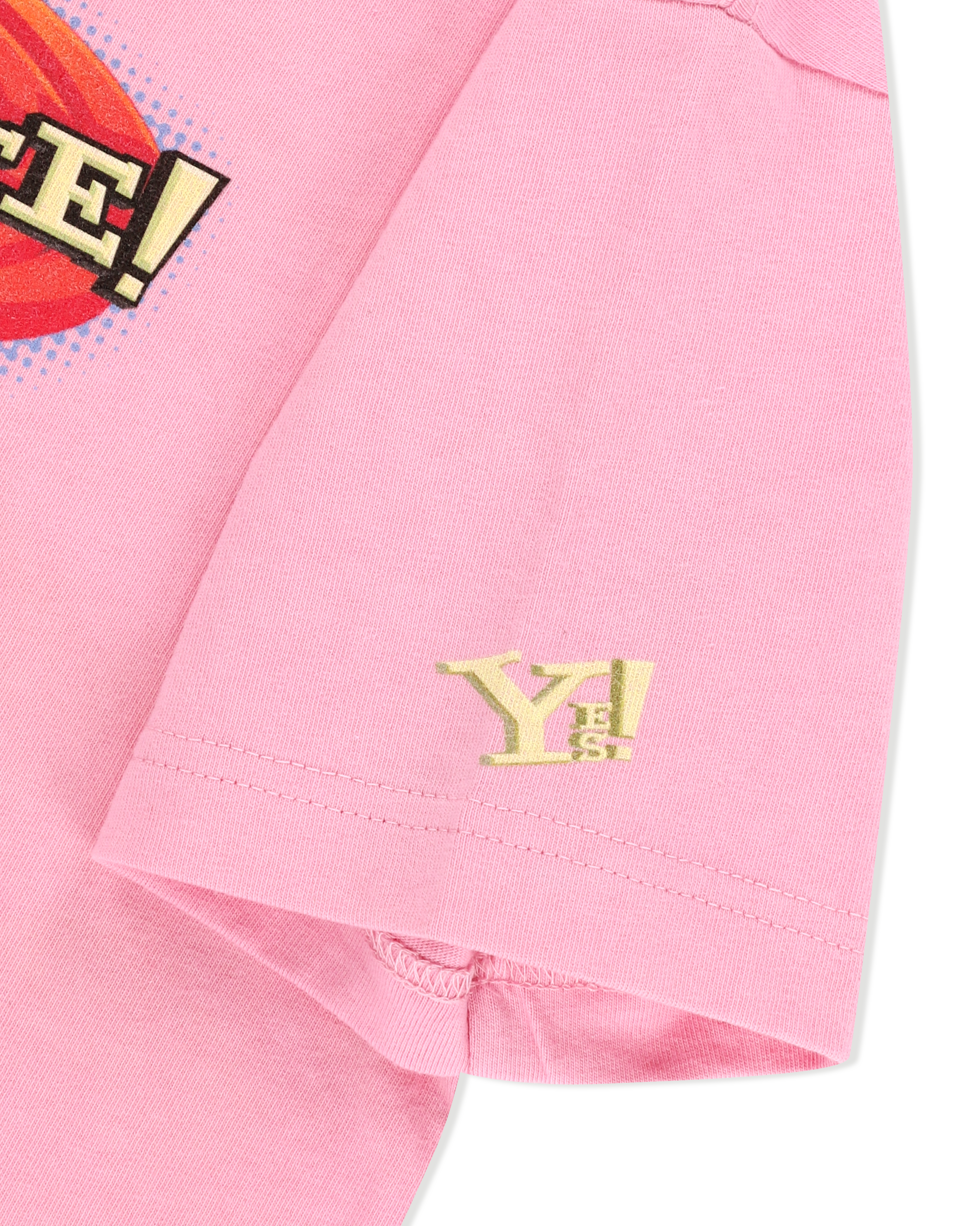 yeseyesee - Y.E.S Web Logo Kids Tee (Pink) product image 3 | TRAB K-Fashion Australia