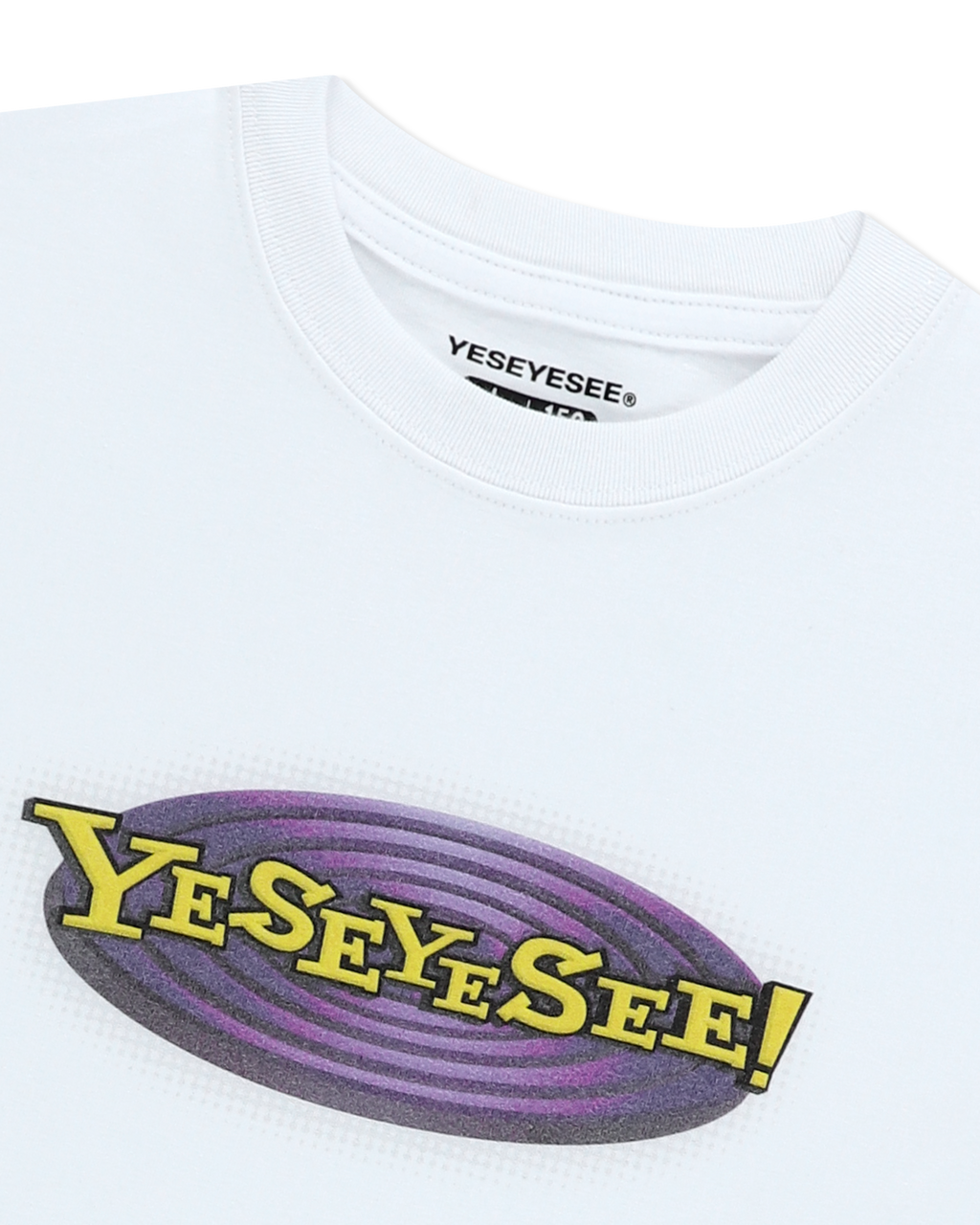 yeseyesee - Y.E.S Web Logo Kids Tee (White) product image 3 | TRAB K-Fashion Australia