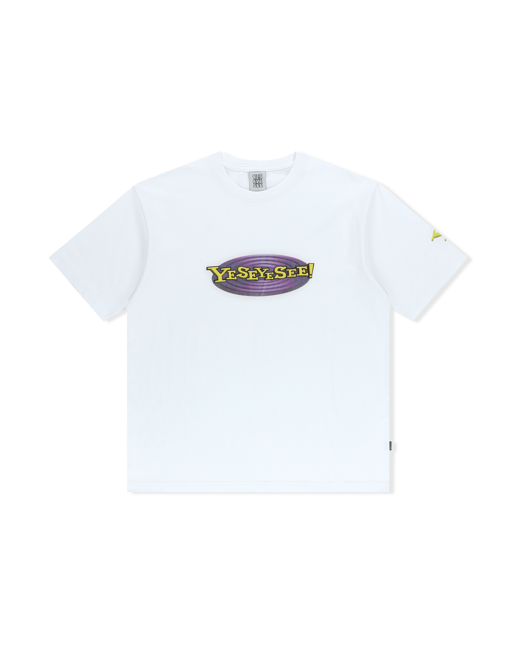 yeseyesee - Y.E.S Web Logo Tee (White) product image 1 | TRAB K-Fashion Australia