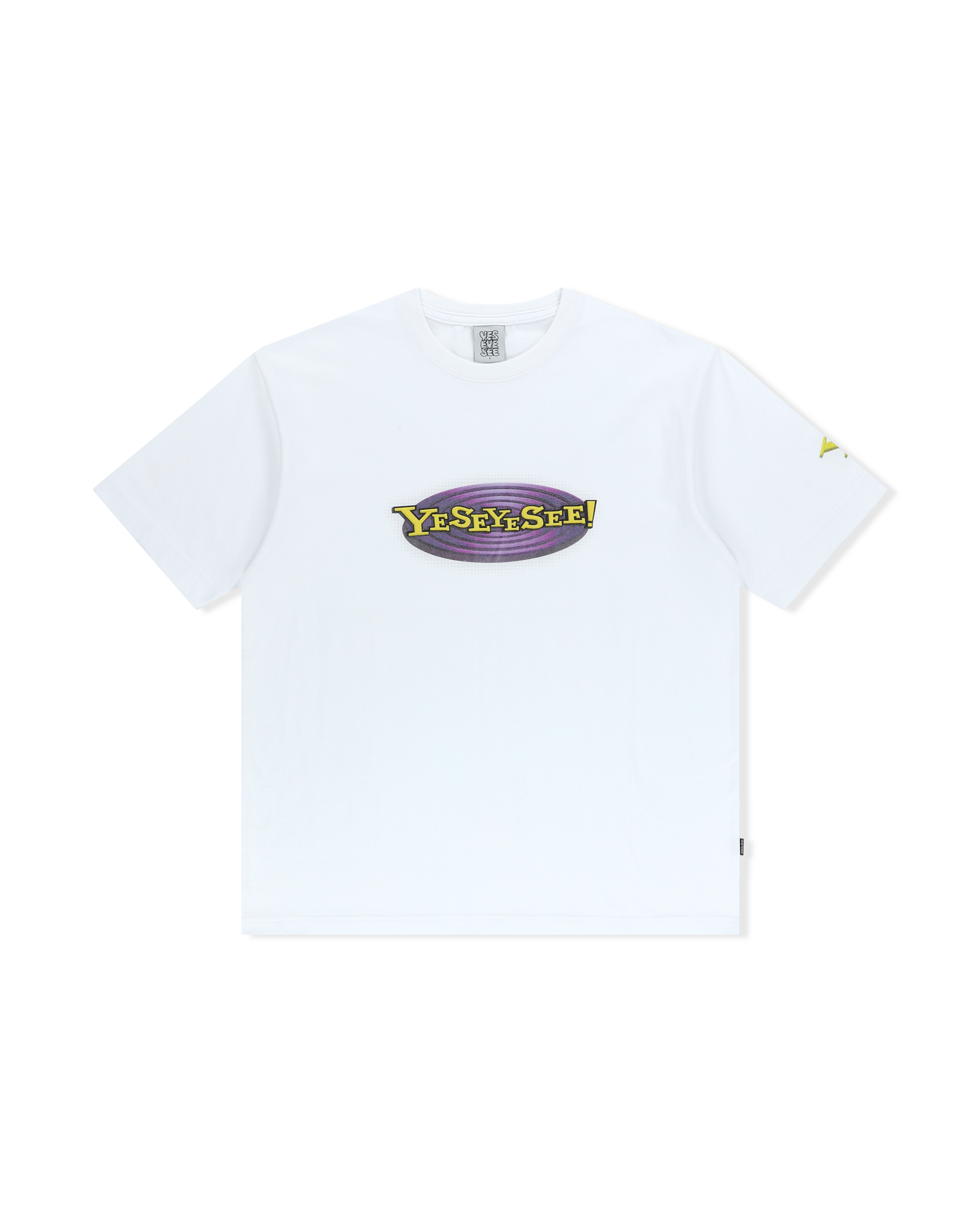 yeseyesee - Y.E.S Web Logo Tee (White) product image 1 | TRAB K-Fashion Australia