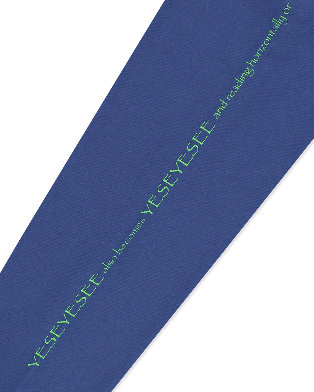 yeseyesee - Y.E.S Wire Logo L/S (Cobalt Blue) product image 4 | TRAB K-Fashion Australia