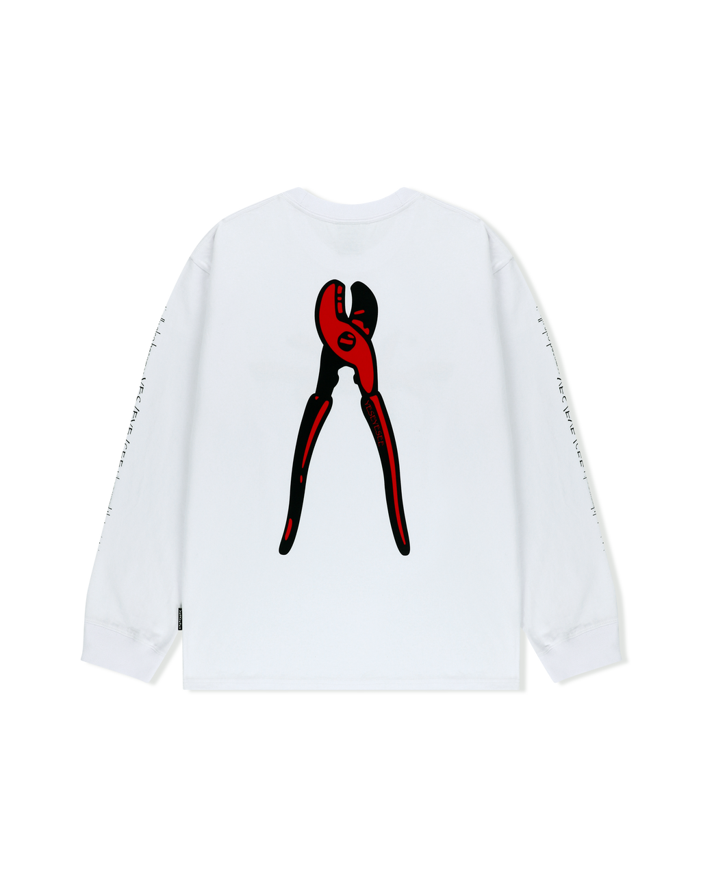 yeseyesee - Y.E.S Wire Logo L/S (White) product image 2 | TRAB K-Fashion Australia
