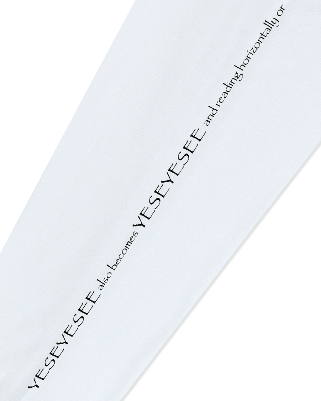yeseyesee - Y.E.S Wire Logo L/S (White) product image 4 | TRAB K-Fashion Australia