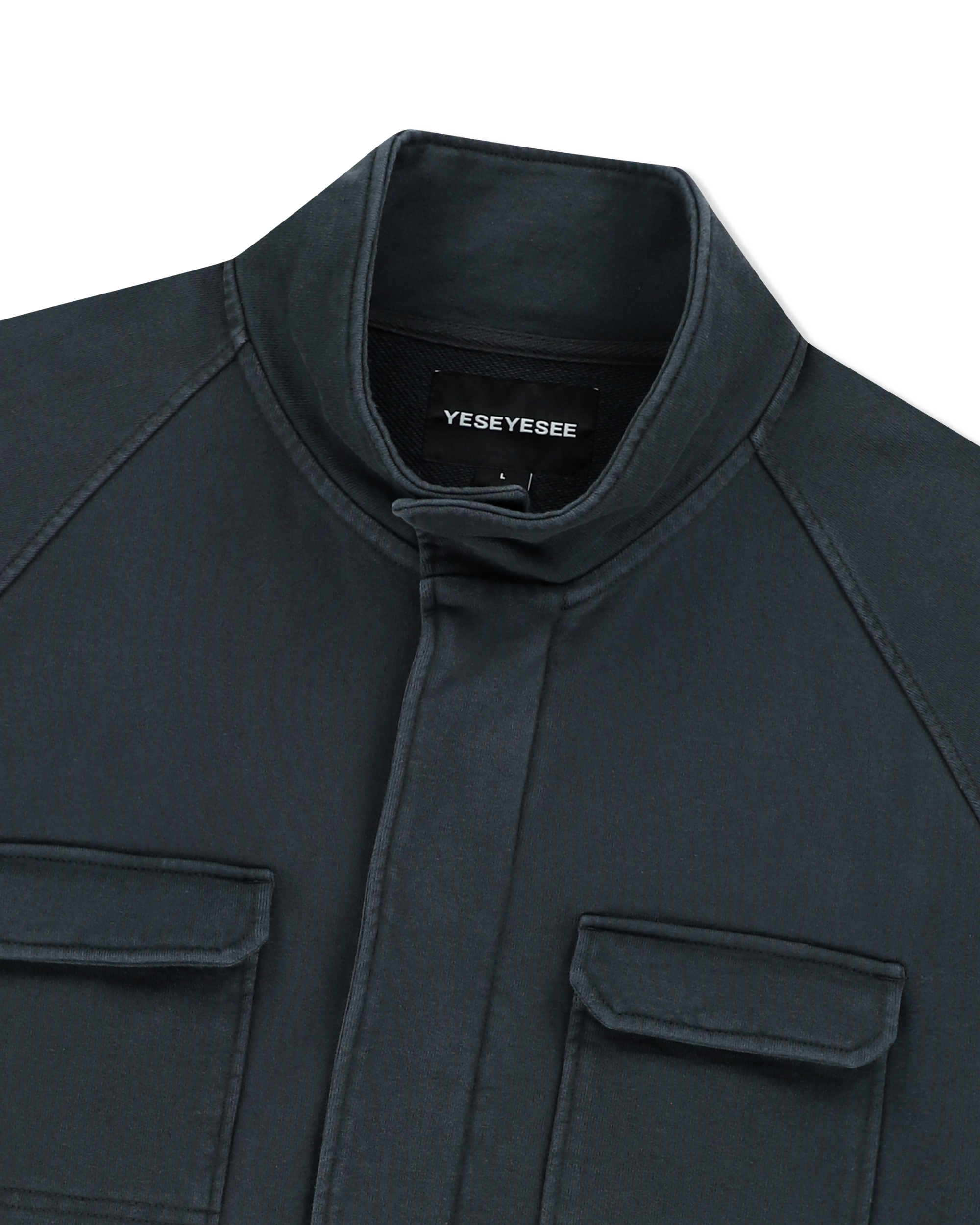 yeseyesee - Y.E.S Zip Sweat Jacket (Charcoal) product image 5 | TRAB K-Fashion Australia