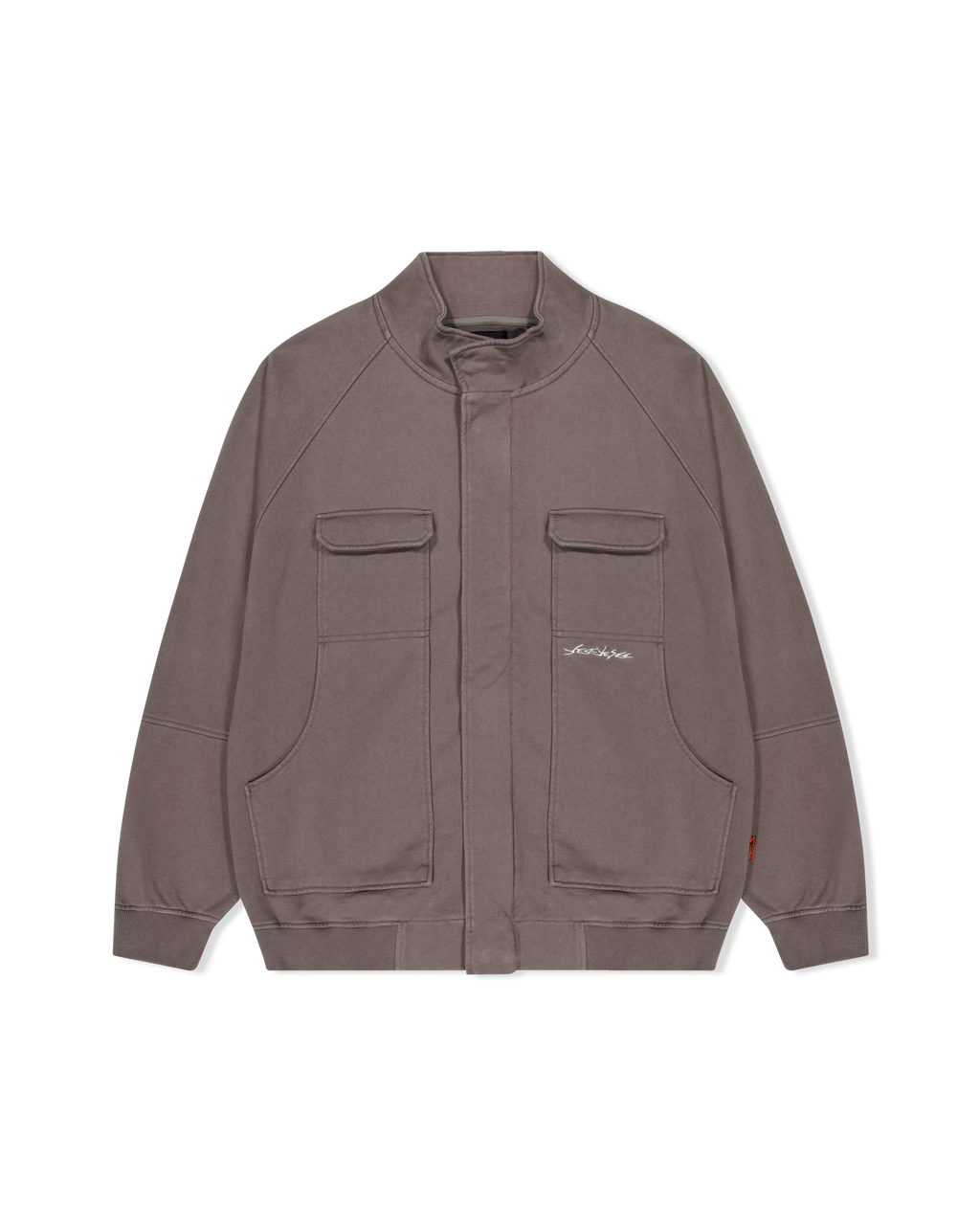 yeseyesee - Y.E.S Zip Sweat Jacket (Cocoa) product image 1 | TRAB K-Fashion Australia