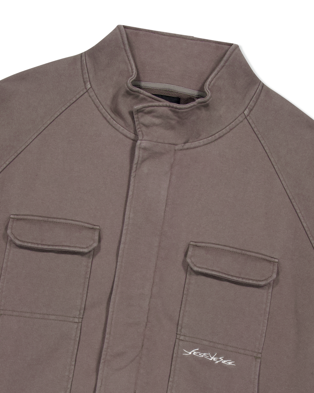 yeseyesee - Y.E.S Zip Sweat Jacket (Cocoa) product image 5 | TRAB K-Fashion Australia