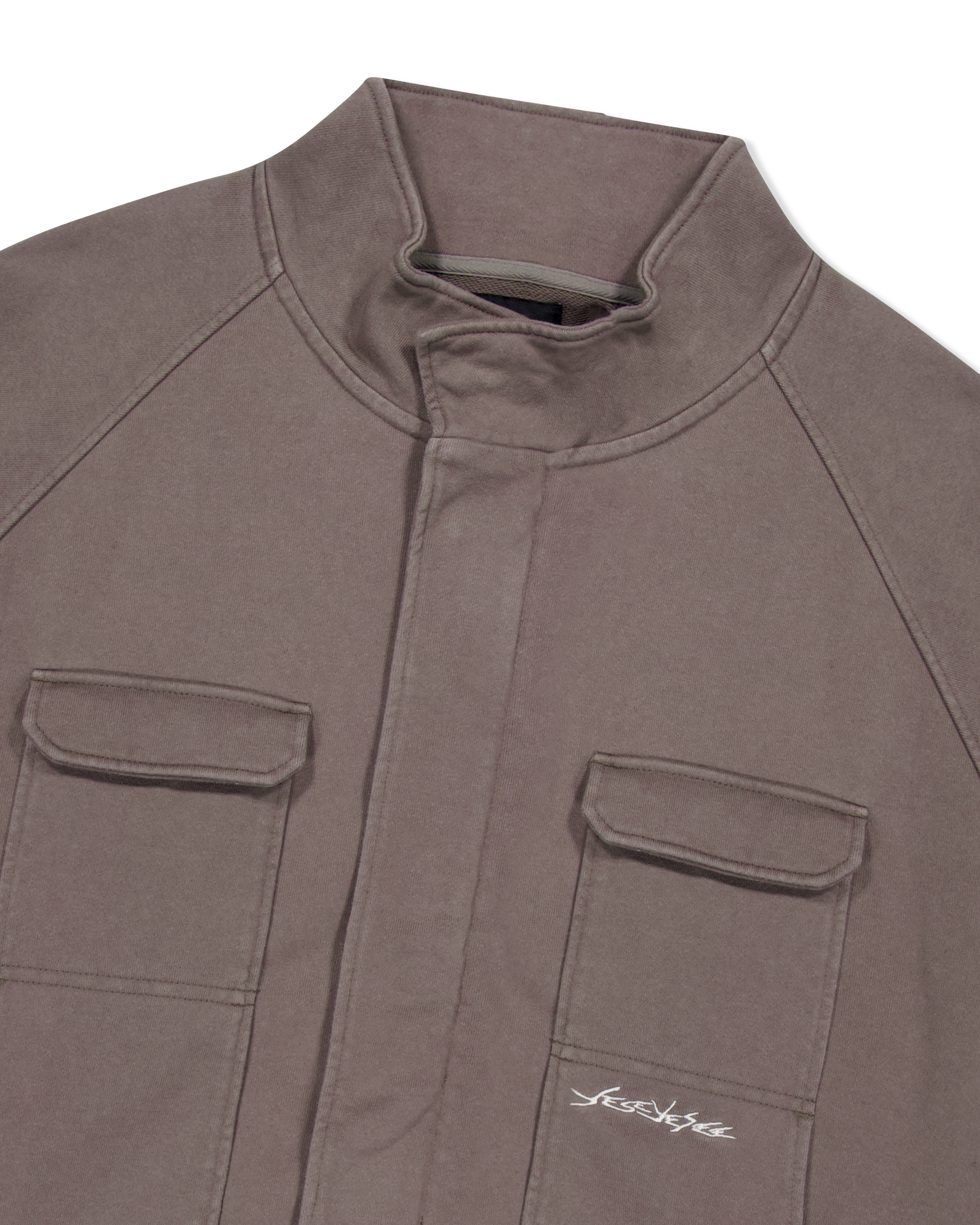 yeseyesee - Y.E.S Zip Sweat Jacket (Cocoa) product image 5 | TRAB K-Fashion Australia
