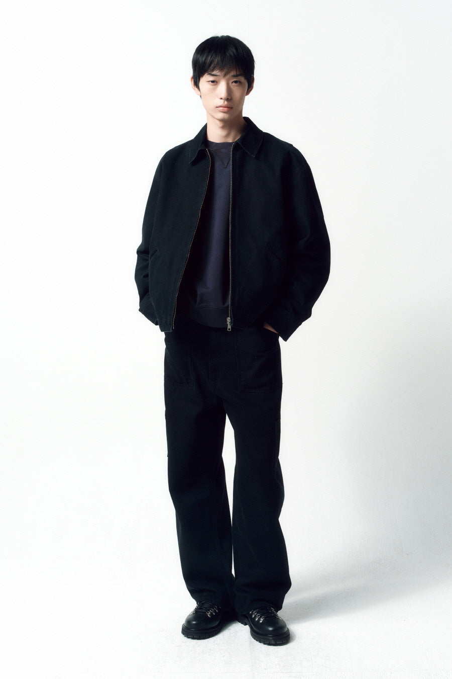 Insilence - Mechanic Denim Pants (Black) product image 5 | TRAB K-Fashion Australia