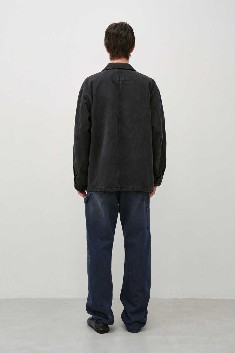 Insilence - French Work Jacket (Ink Black) product image 4 | TRAB K-Fashion Australia
