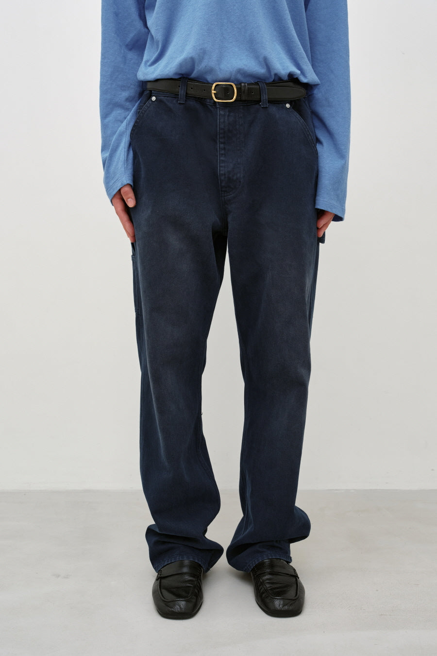 Insilence - Garment-dyed Painter Pants (Navy) product image 7 | TRAB K-Fashion Australia