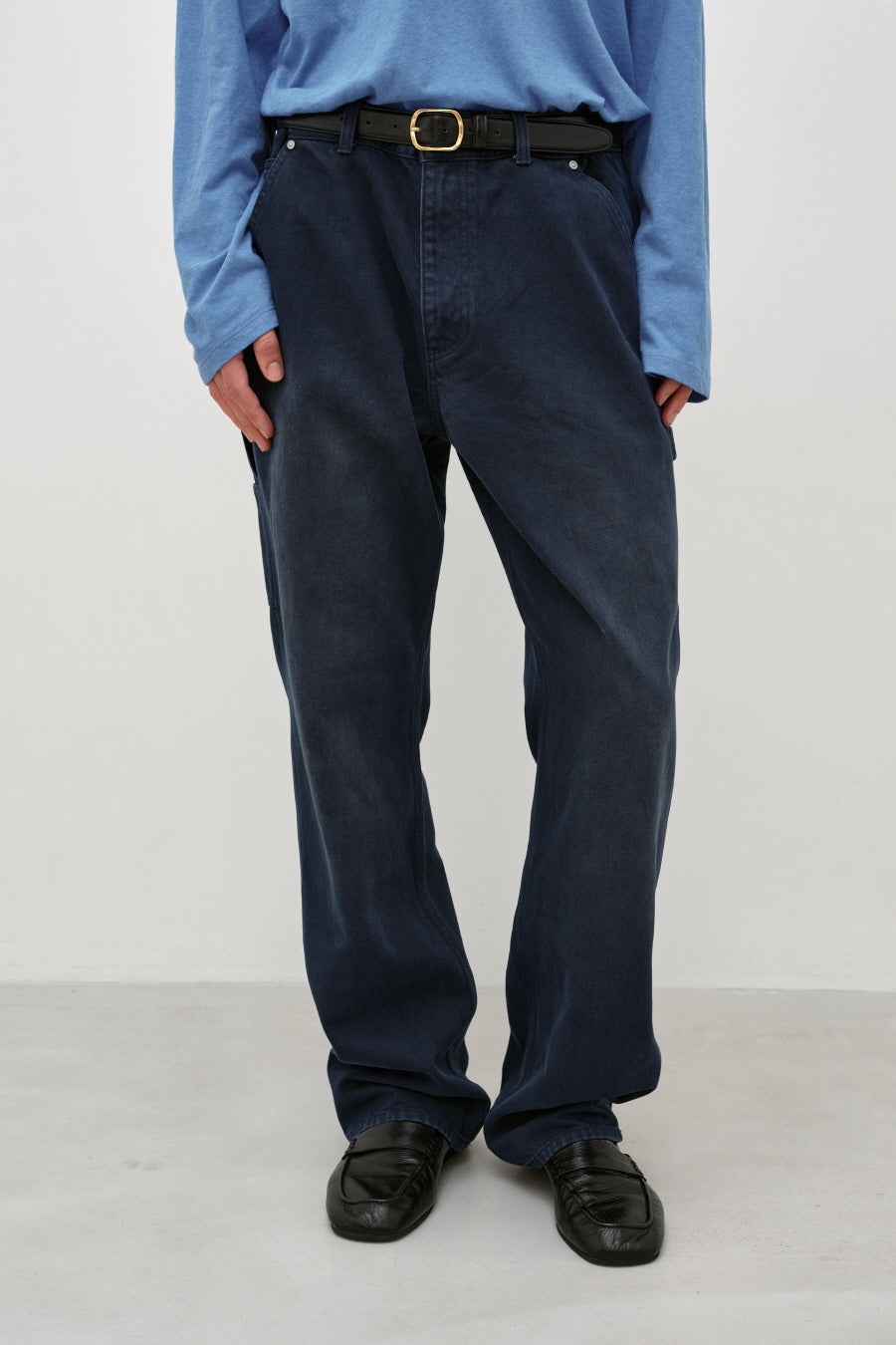 Insilence - Garment-dyed Painter Pants (Navy) product image 8 | TRAB K-Fashion Australia