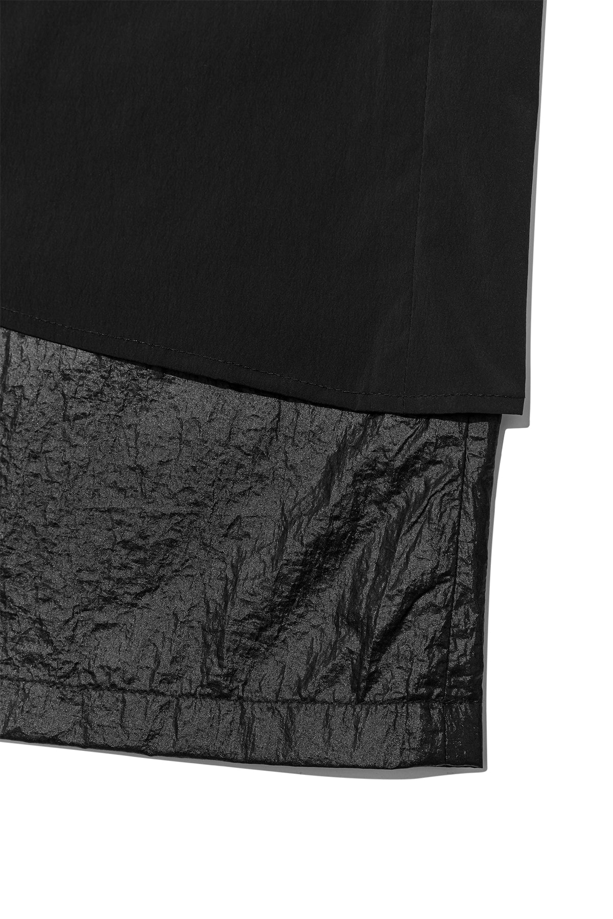 Matin Kim - Shirring Layered Maxi Skirt (Black) product image 5 | TRAB K-Fashion Australia