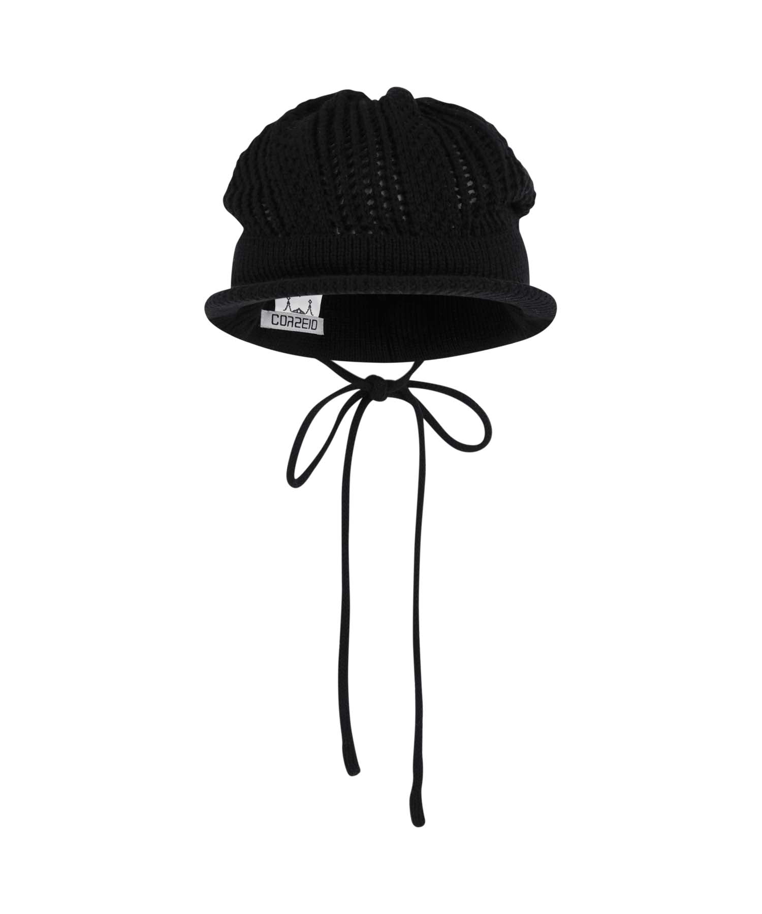 Coyseio - Coy Visor Crochet Beanie (Black) product image 1 | TRAB K-Fashion Australia