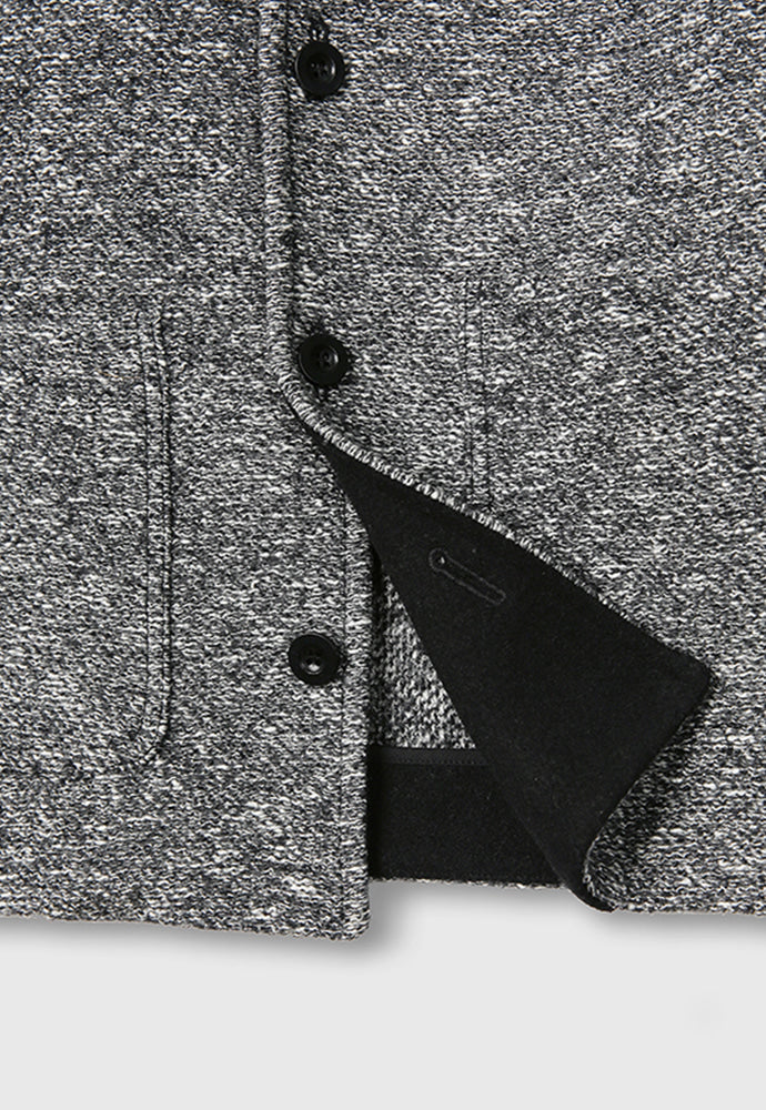Tonywack - Italian Wool Cotton Tweed Blouson (Tweed Grey) product image 14 | TRAB K-Fashion Australia