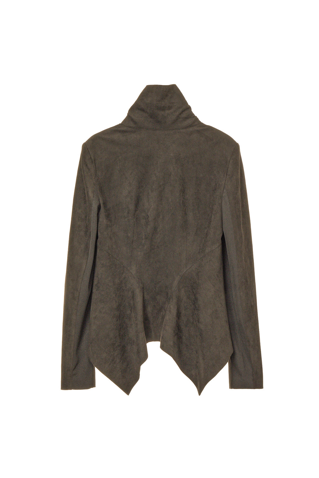 Deinet - Draped Scarf Jacket (Brown) product image 2 | TRAB K-Fashion Australia