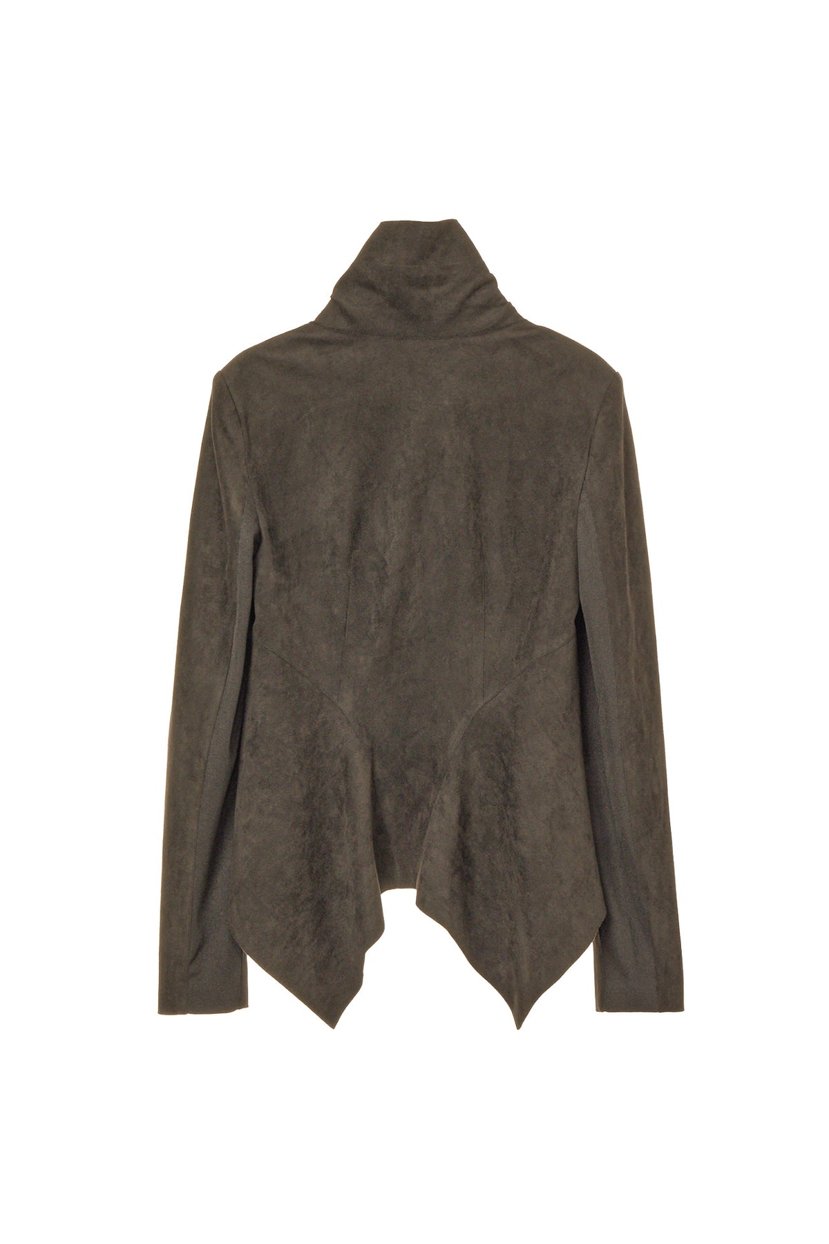 Deinet - Draped Scarf Jacket (Brown) product image 2 | TRAB K-Fashion Australia