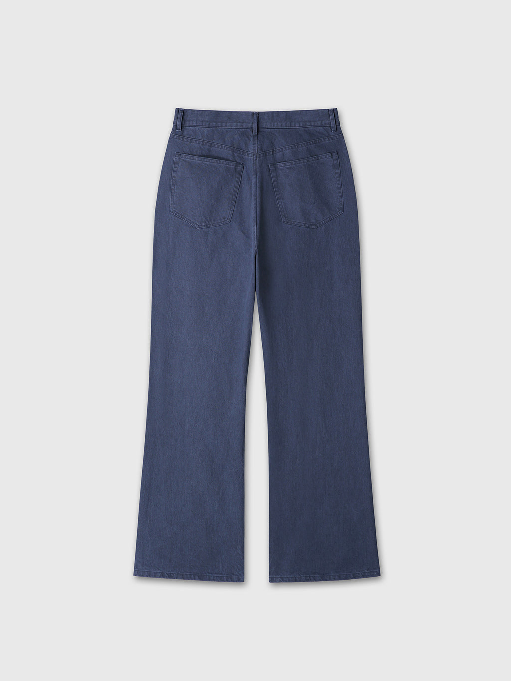 Tonywack - Washed Cotton Twill Loose Flared Jeans (Purple Blue) product image 11 | TRAB K-Fashion Australia