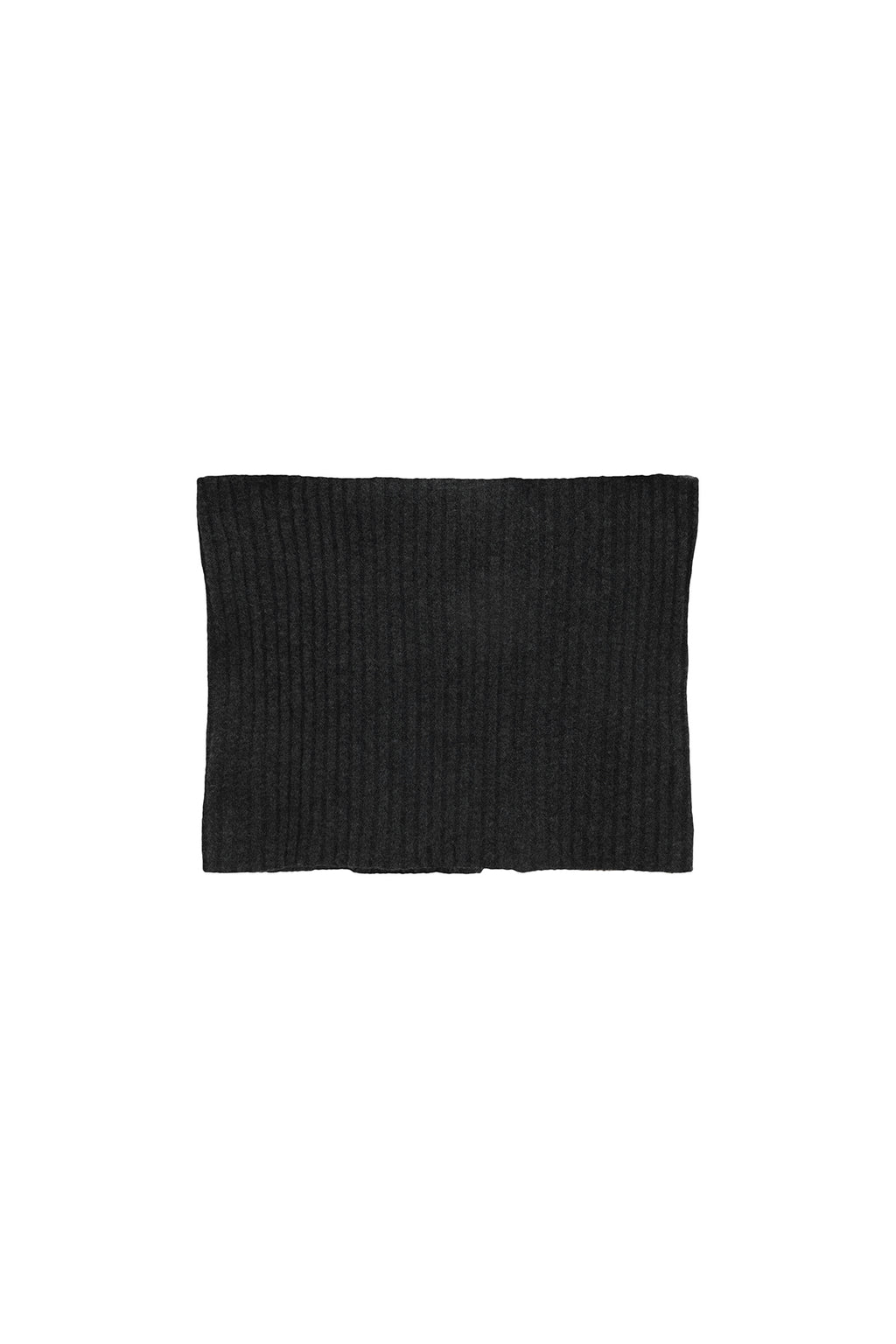 Matin Kim - Button Point Shawl Knit Muffler (Charcoal) product image 2 | TRAB K-Fashion Australia