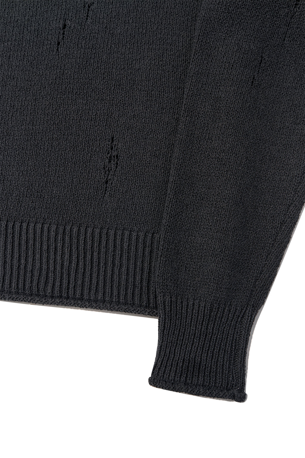 Matin Kim - Crack Logo Vintage Knit Pullover (Charcoal) product image 4 | TRAB K-Fashion Australia