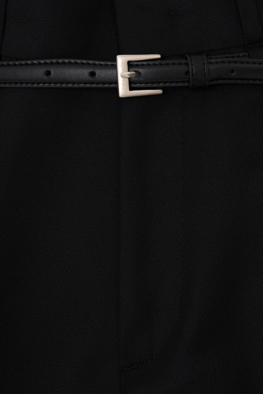 STU - Crease Belt Slacks (Black) product image 12 | TRAB K-Fashion Australia