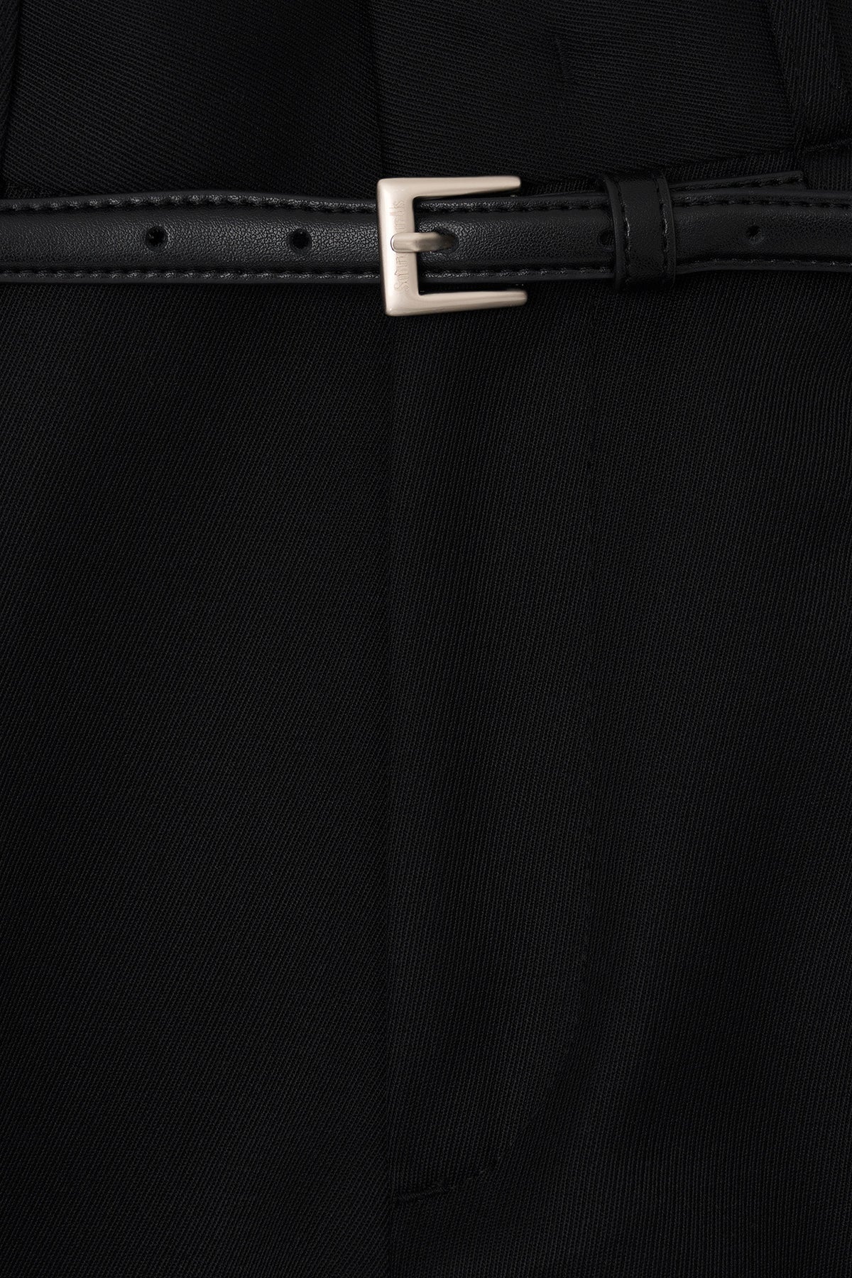 STU - Crease Belt Slacks (Black) product image 12 | TRAB K-Fashion Australia