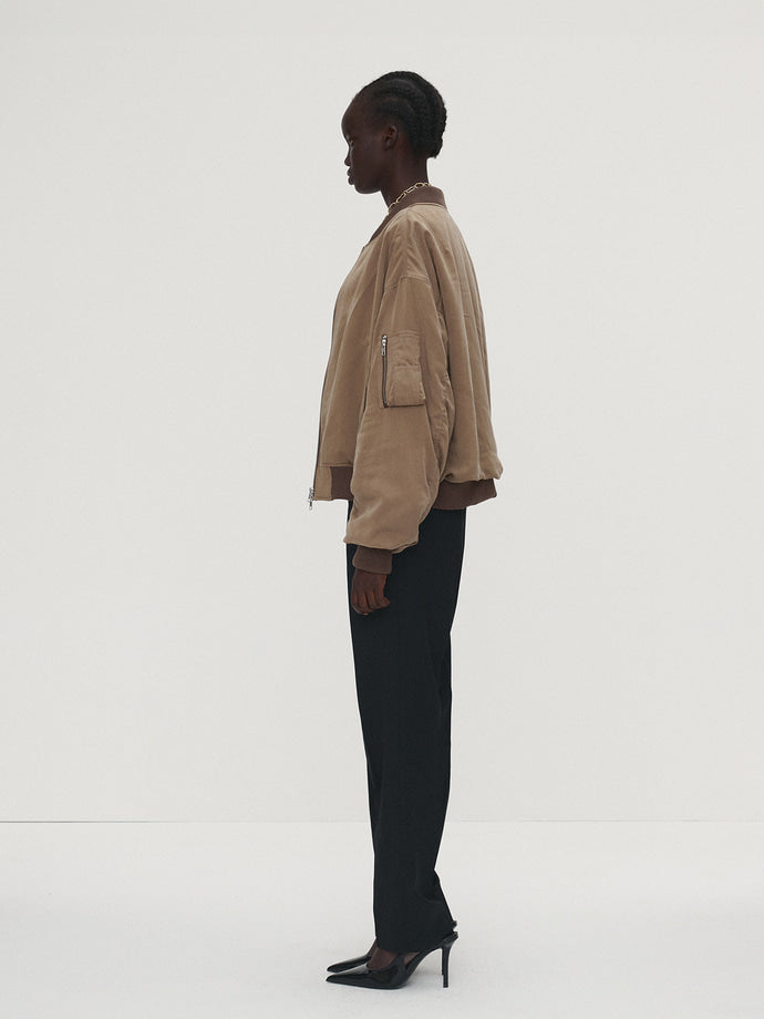 Tonywack - Rayon Twill Bomber Jacket (Sage) product image 2 | TRAB K-Fashion Australia