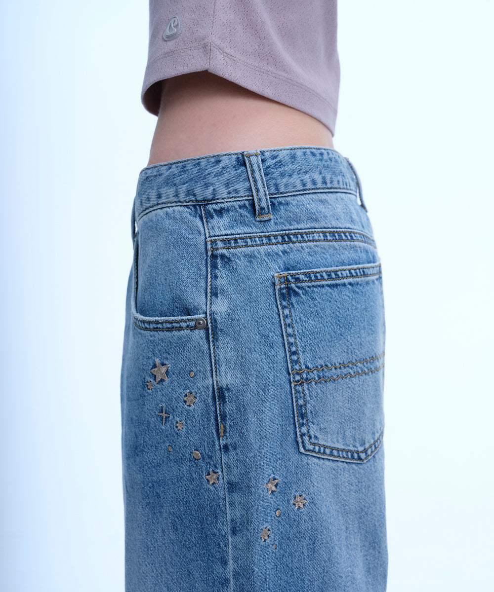 Coyseio - Stardust Denim Pants (Blue) product image 7 | TRAB K-Fashion Australia