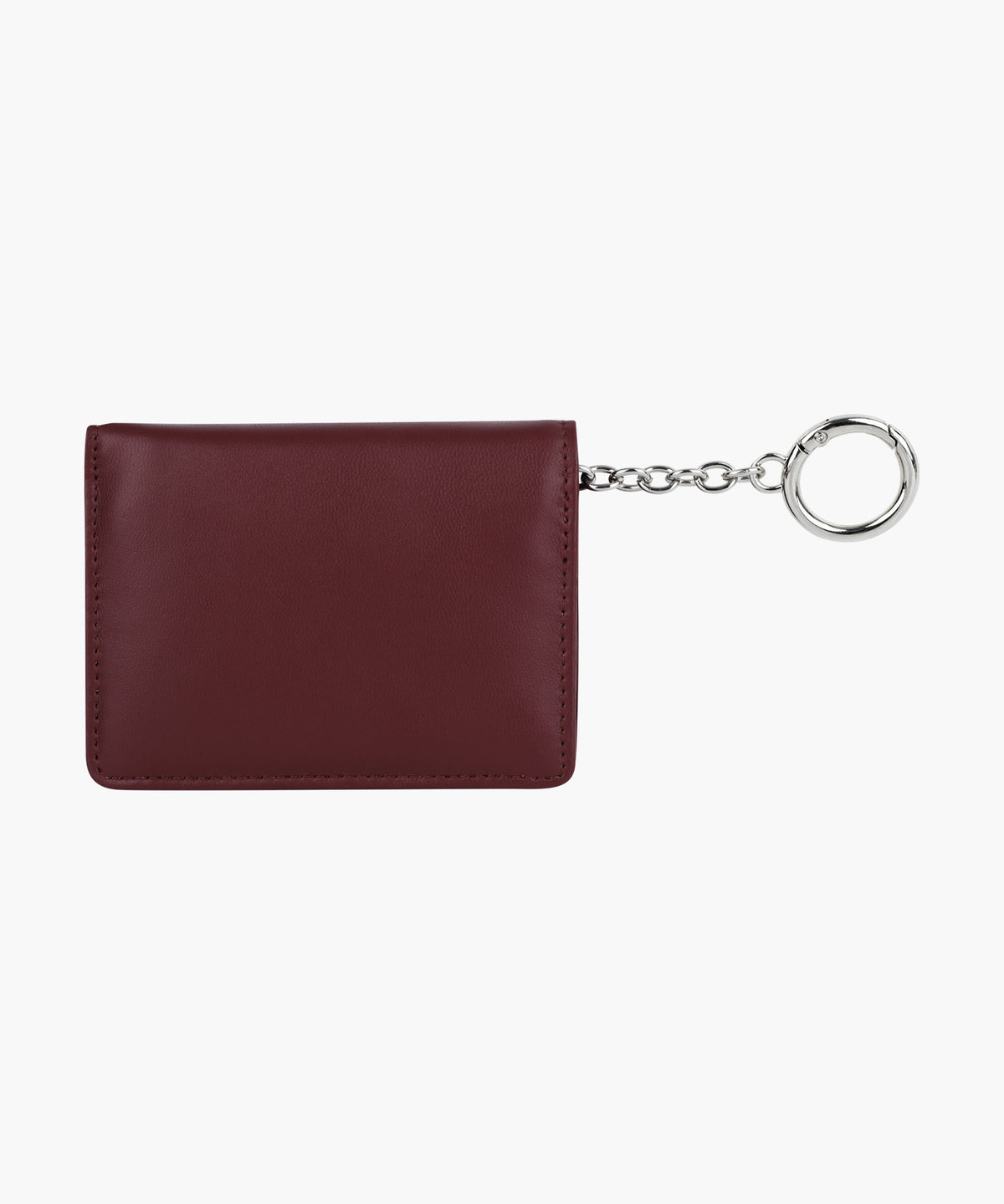 Marithe & Francois Girbaud - Classic Logo Flap Card Wallet (Burgundy) product image 3 | TRAB K-Fashion Australia