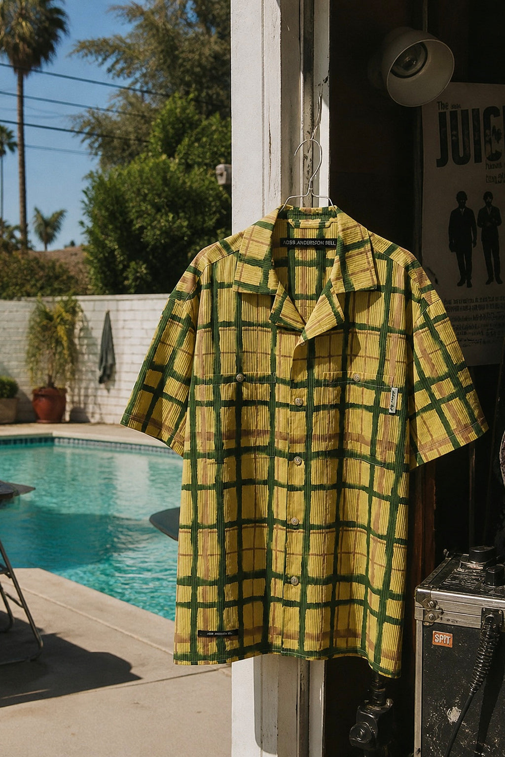 Andersson Bell - Rothko Open Collar Shirt (Yellow) product image 2 | TRAB K-Fashion Australia