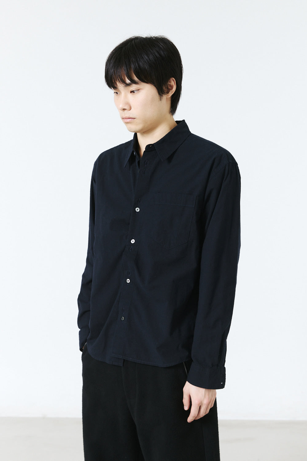 Hatchingroom - Rana Shirt Silk Nep (Black) product image 12 | TRAB K-Fashion Australia