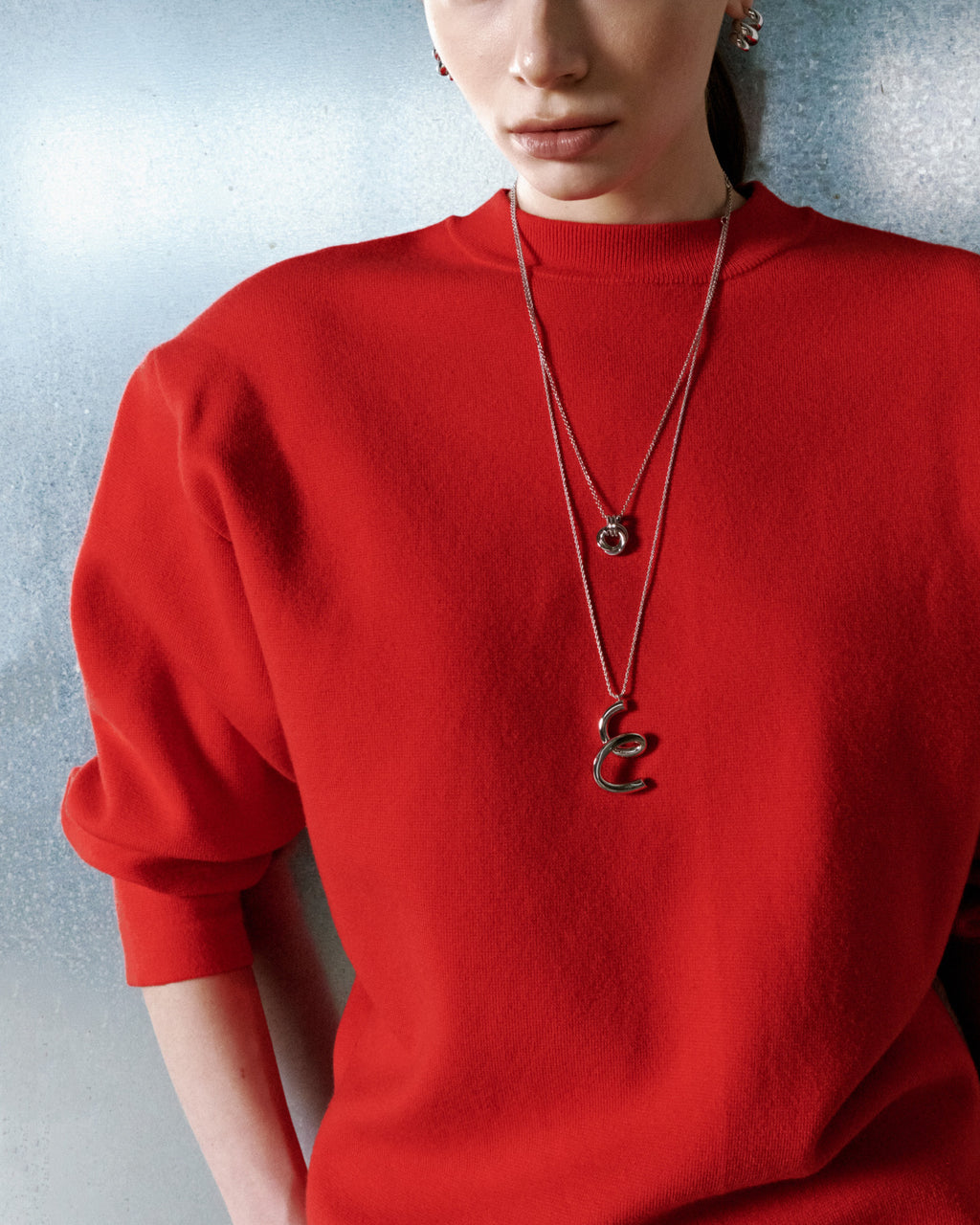 Numbering - Coil Spiral Statement Pendant Necklace #6820 product image 1 | TRAB K-Fashion Australia
