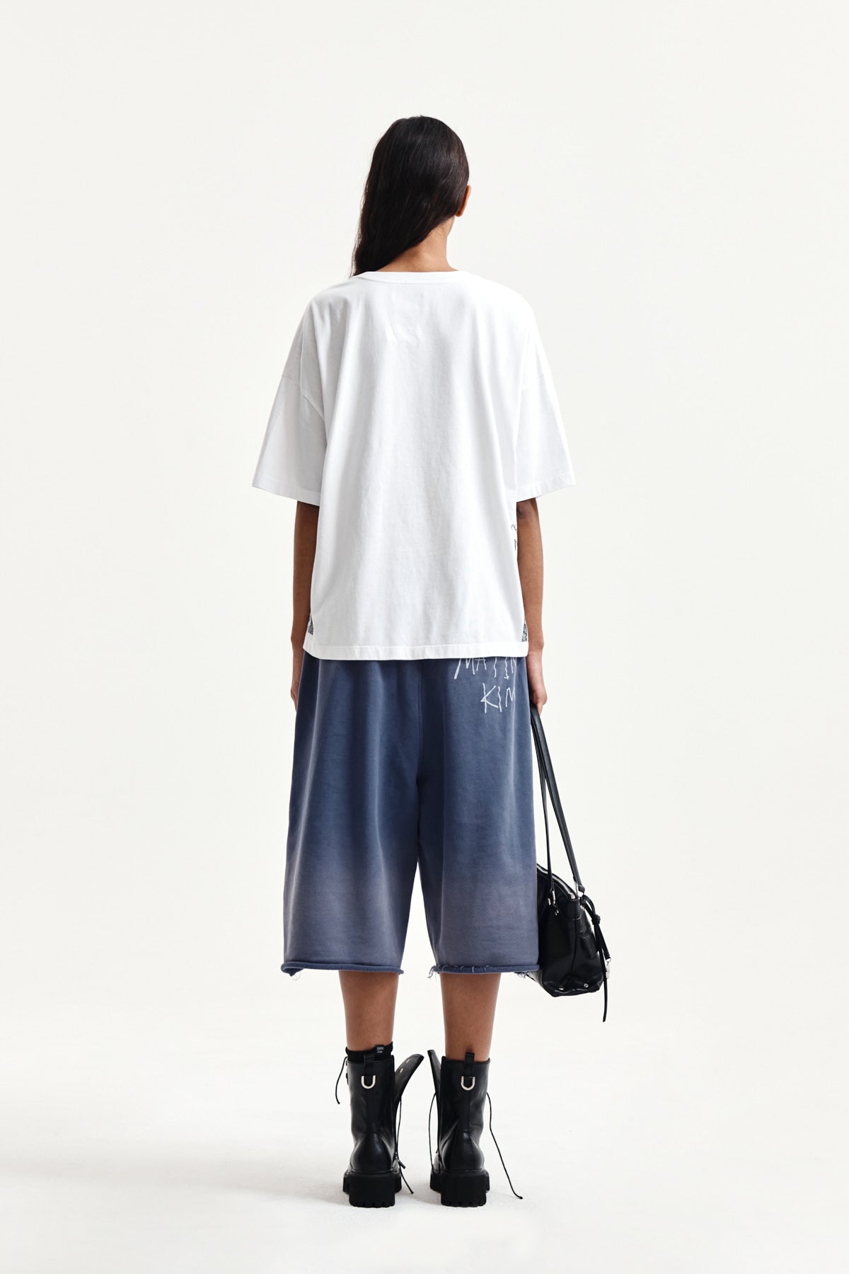 Matin Kim - Vintage Graffiti Artwork Top (White) product image 7 | TRAB K-Fashion Australia