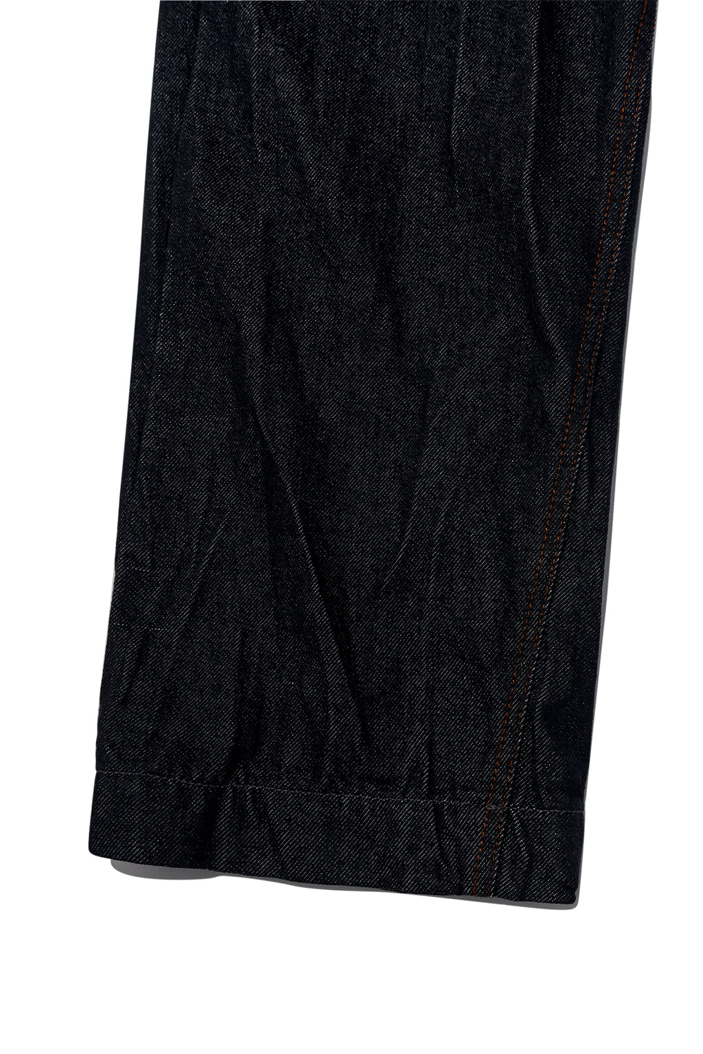 Matin Kim - Stitch Point Crinkle Denim Pants (Black) product image 5 | TRAB K-Fashion Australia
