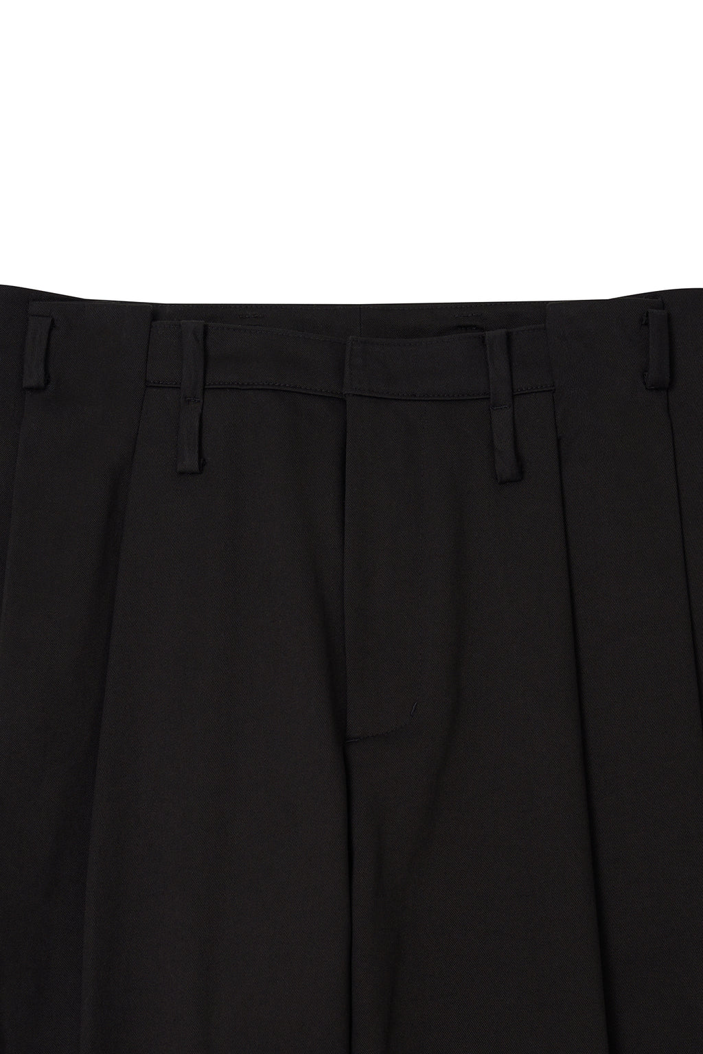 STU - Arch Pleat Cotton Pants (Black) product image 16 | TRAB K-Fashion Australia