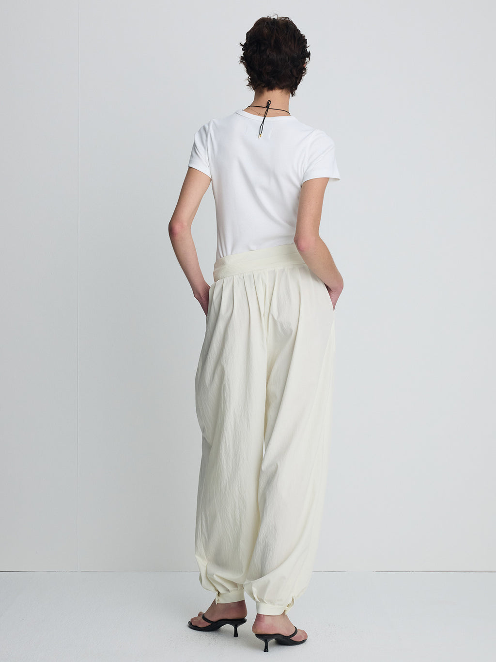 Tonywack - Pleated Voluminous Pants (Off White) product image 3 | TRAB K-Fashion Australia