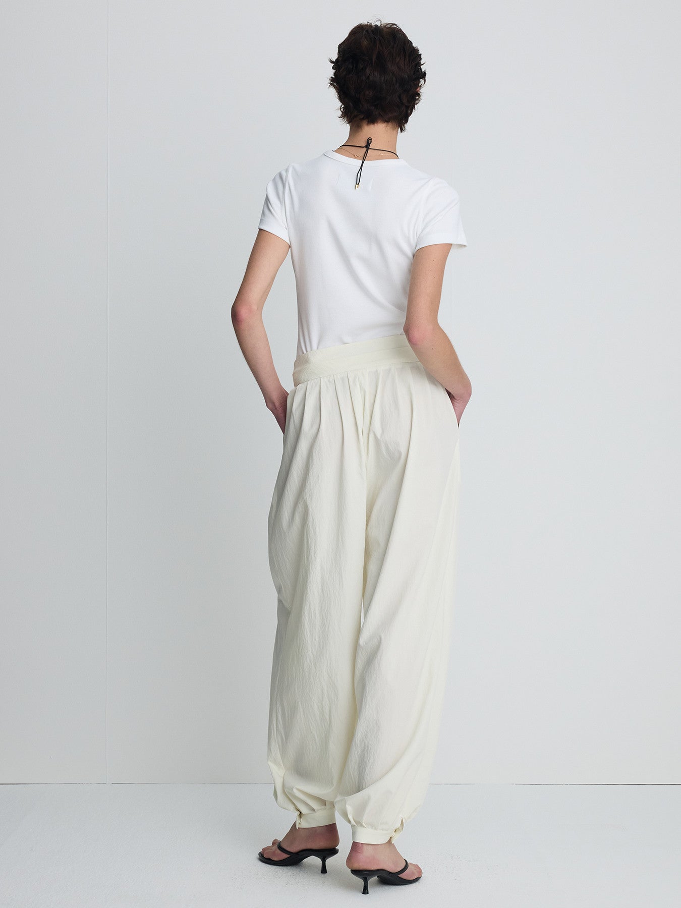 Tonywack - Pleated Voluminous Pants (Off White) product image 3 | TRAB K-Fashion Australia